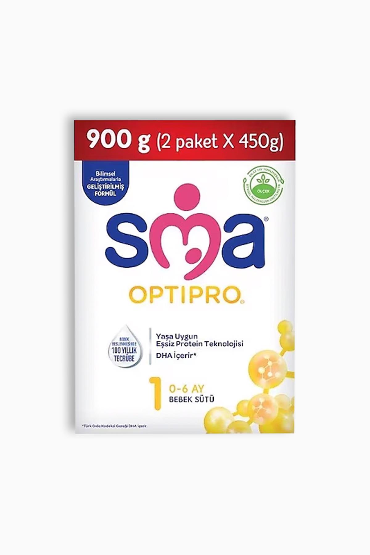 SMA Optipro 1 Devam Sütü 450 gr 2li