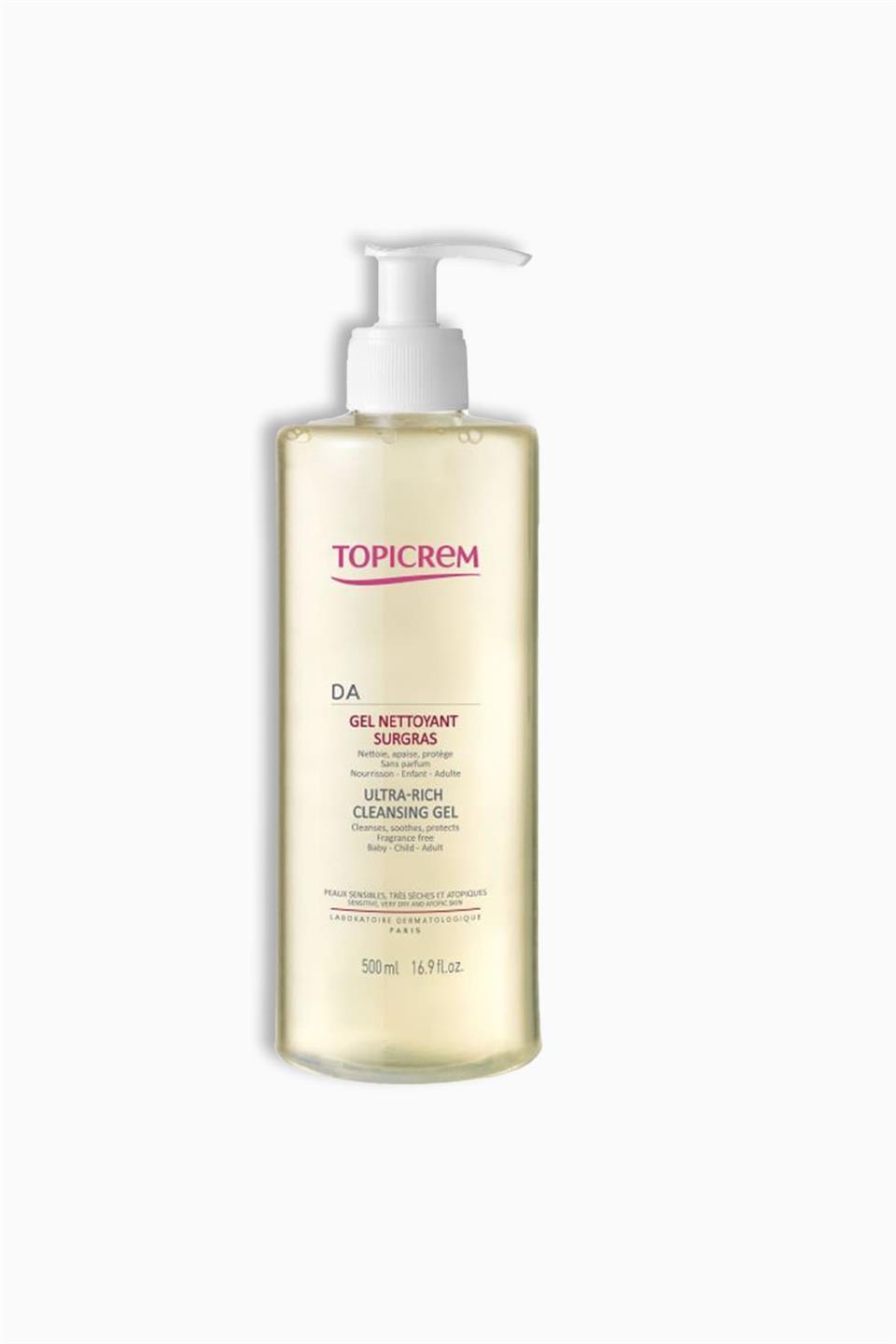 Topicrem AD Ultra Rich Cleansing Gel Face & Body 500 ml