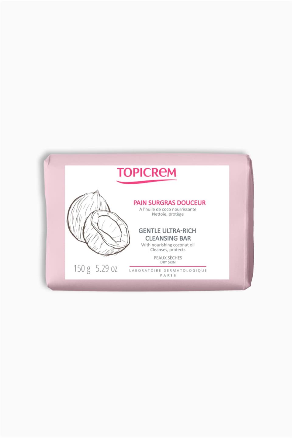 Topicrem Gentle Rich Cleansing Bar 150 gr