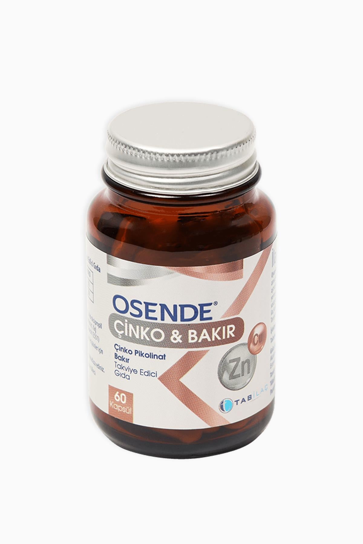 Osende Çinko Bakır 60 Kapsül