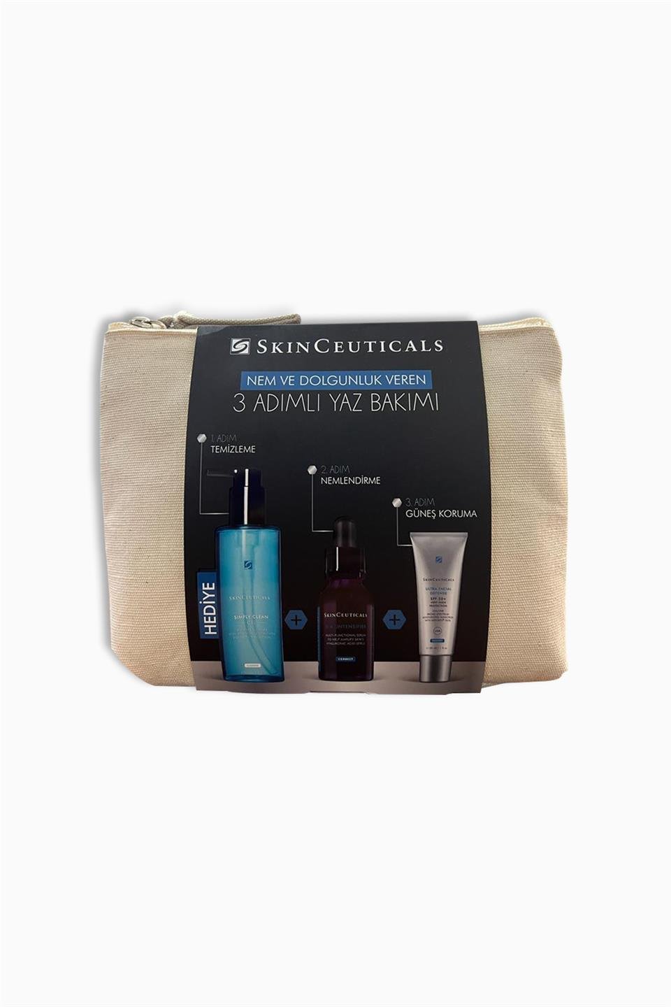 Skinceuticals H.A.Intensıfıer 30 Ml+ Ultra Facıal Uv Defense Sunscreen 30 Ml+Sımply Clean Gel 200 ml