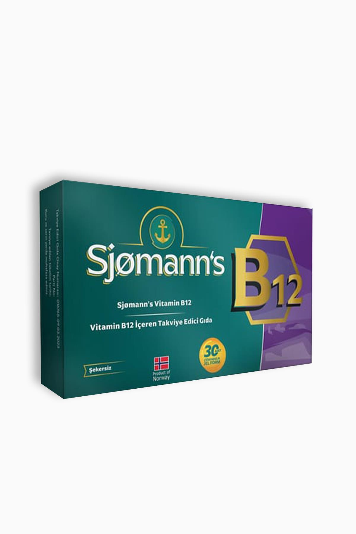 Sjomanns B12 Çiğnenebilir Jel 30 Tablet