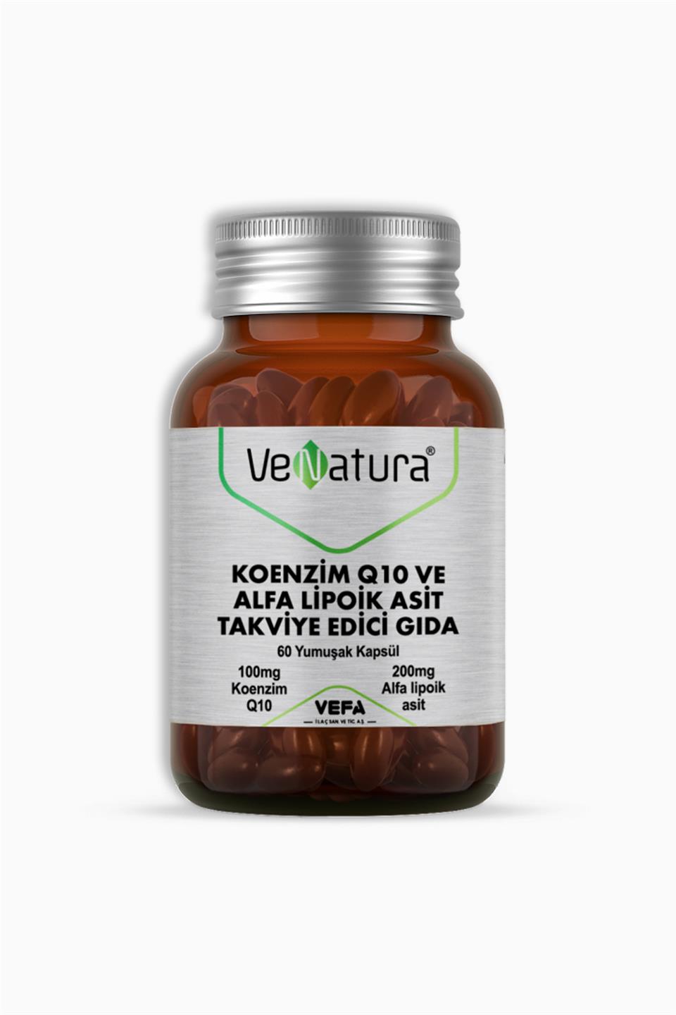 Venatura Koenzim Q10 & Alfa Lipoik Asit 60 Kapsül