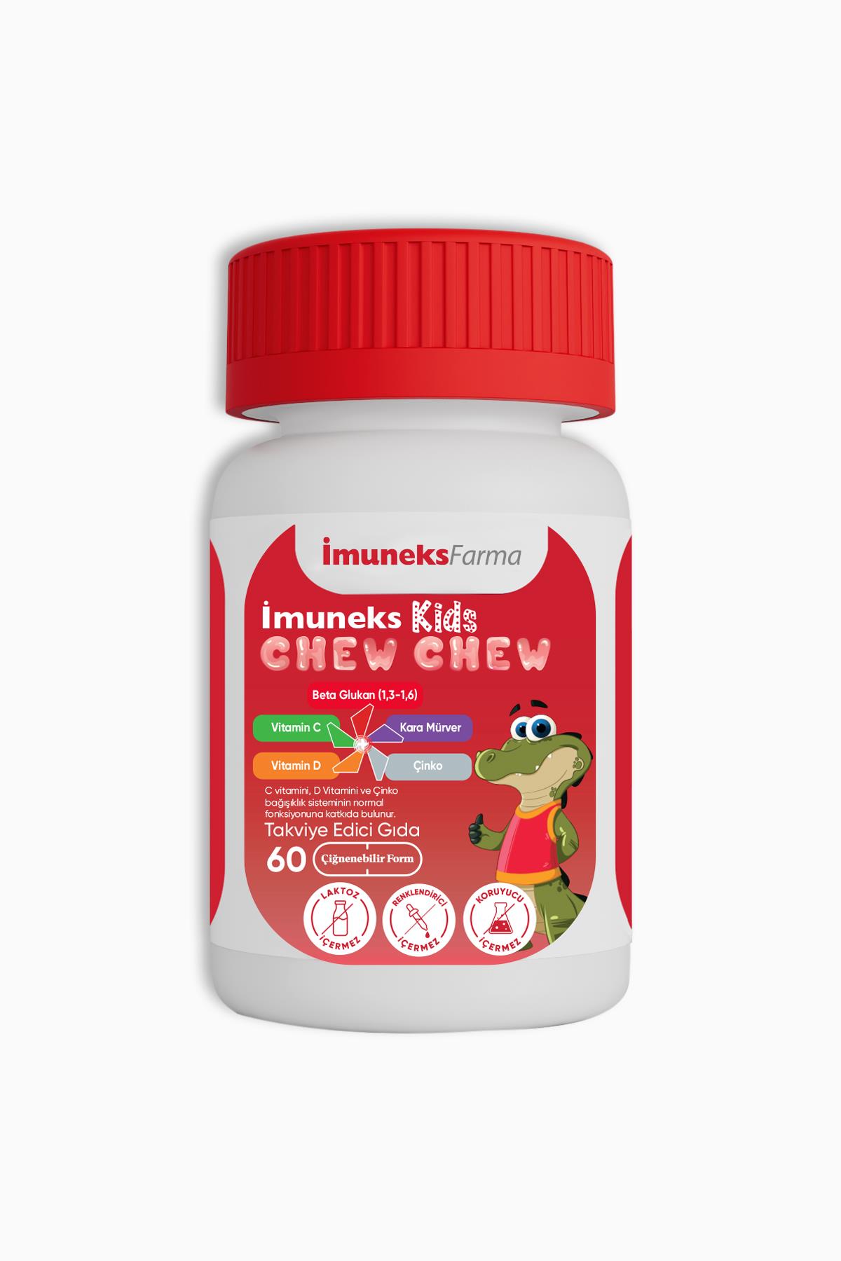 Imuneks Kids Chew Chew 60 Çiğnenebilir Form