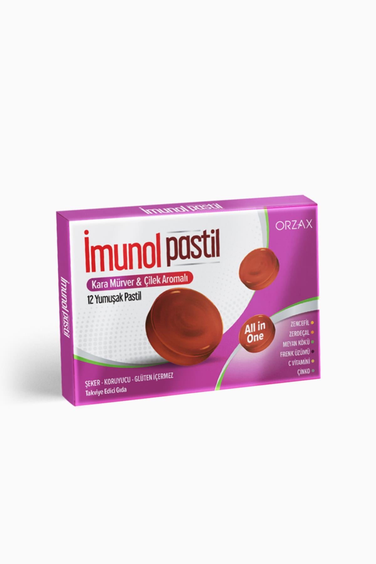 İmunol Karamürver & Çilek 12 Pastil