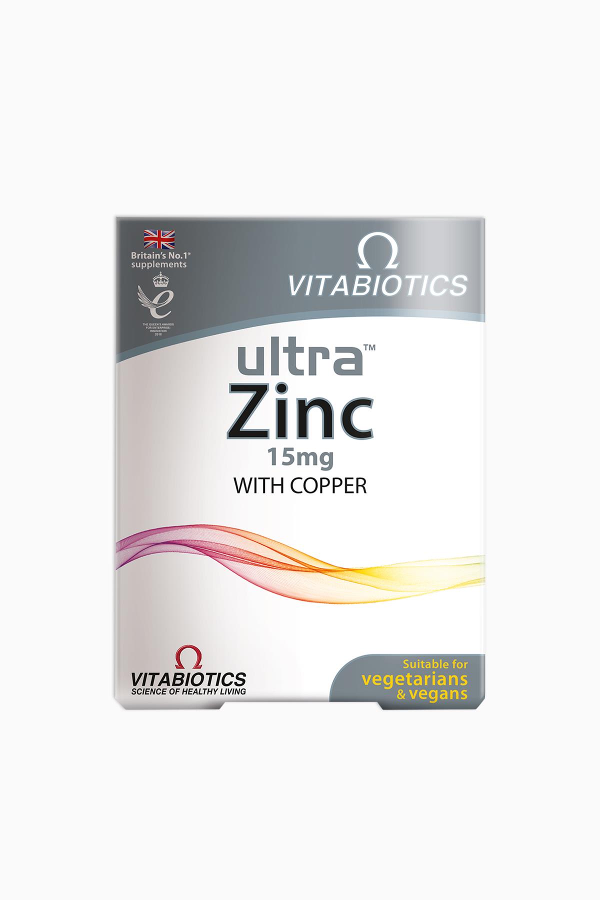 Vitabiotics Ultra Zinc With Copper 15 Mg 60 Tablet