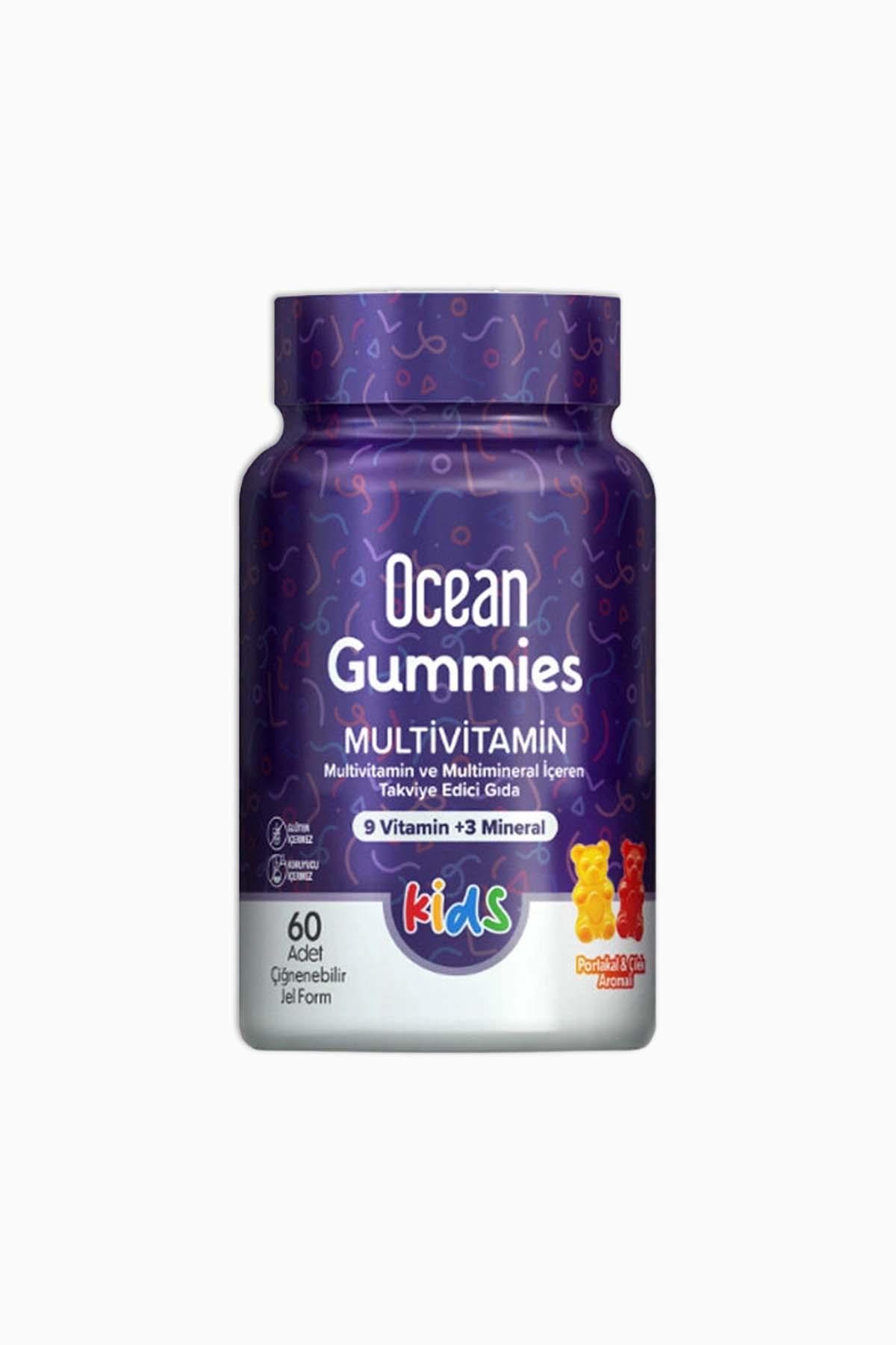 Ocean Gummies Multivitamin 60 Çiğnenebilir Jel Form