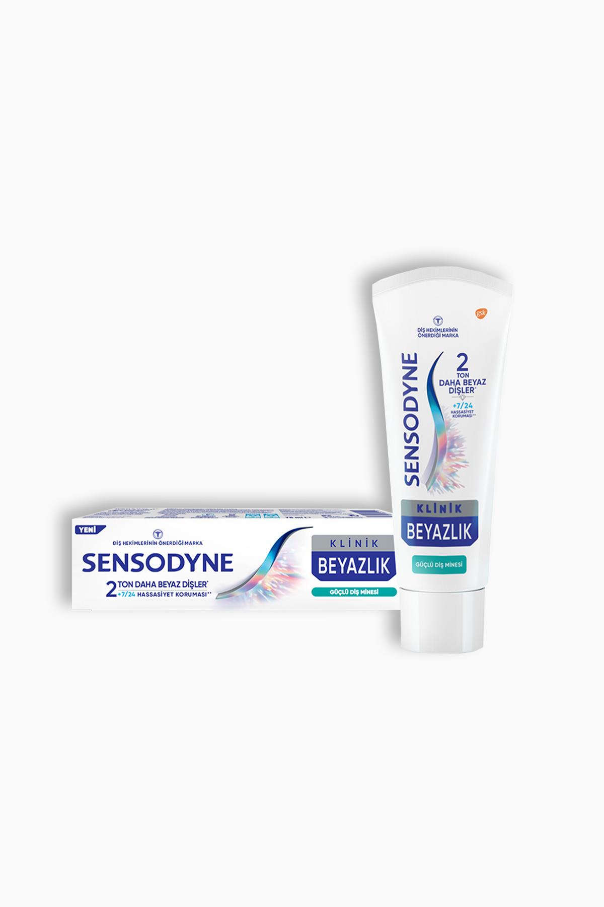 Sensodyne Klinik Beyazlık Güçlü Diş Minesi Macun 75 ml
