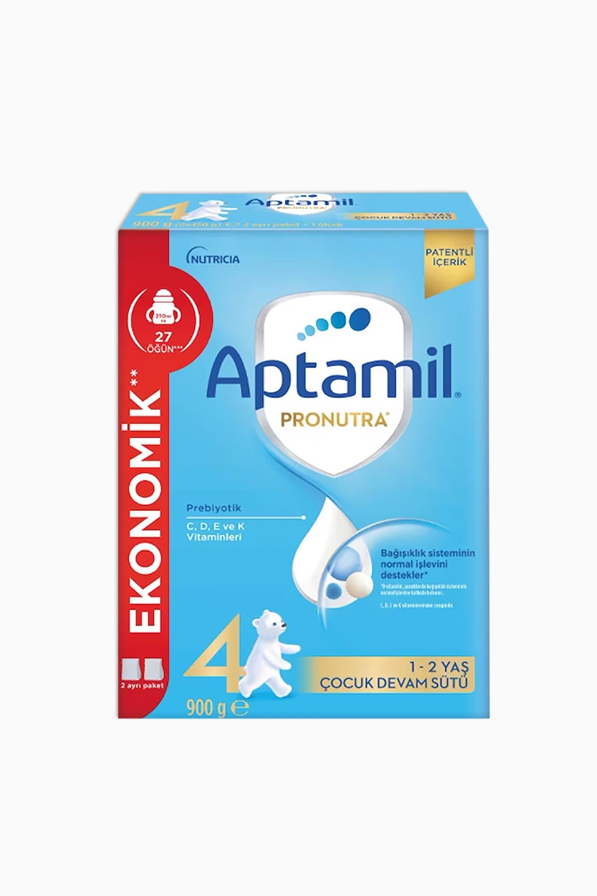 Aptamil Pronutra 4 Devam Sütü 900 gr 1-2 Yaş