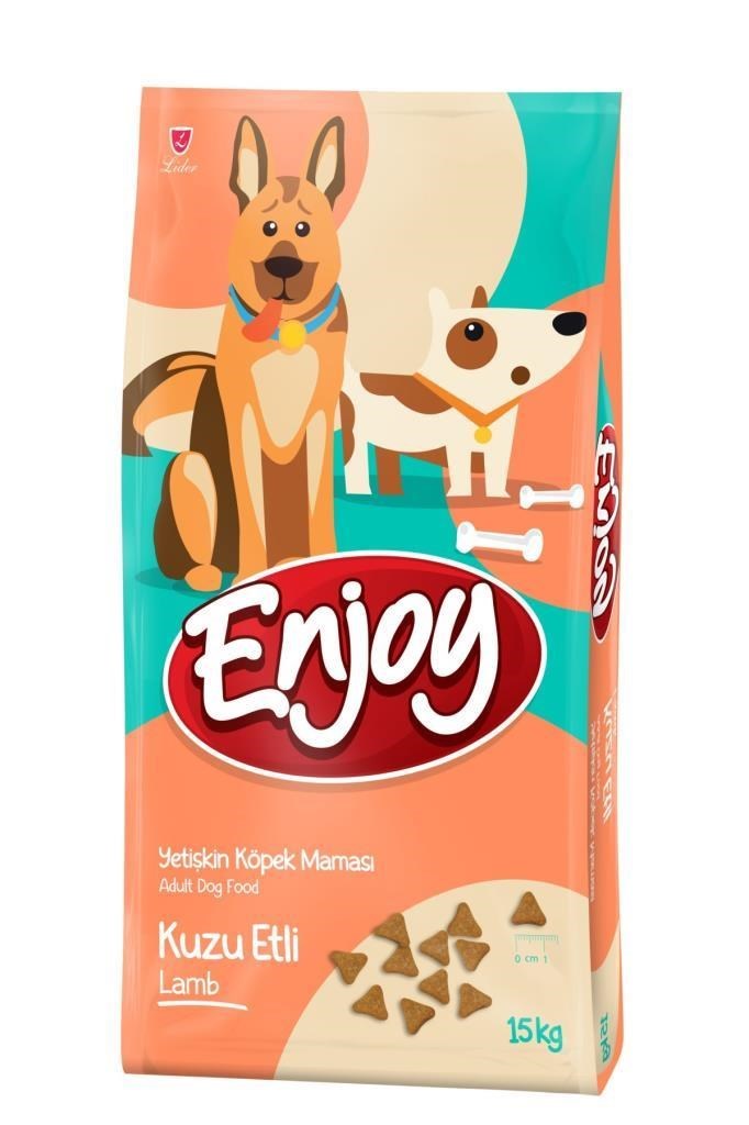 Enjoy Kuzu Etli & Pirinçli Yetişkin Köpek Maması 15 Kg
