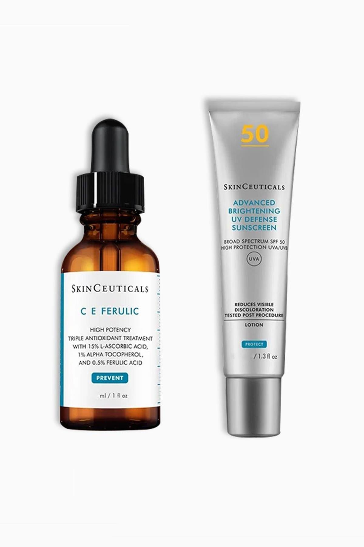 Skin Ceuticals C E Ferulic 15 Ml + SkinCeuticals Brightening UV Defense Lotion SPF50 15 ml