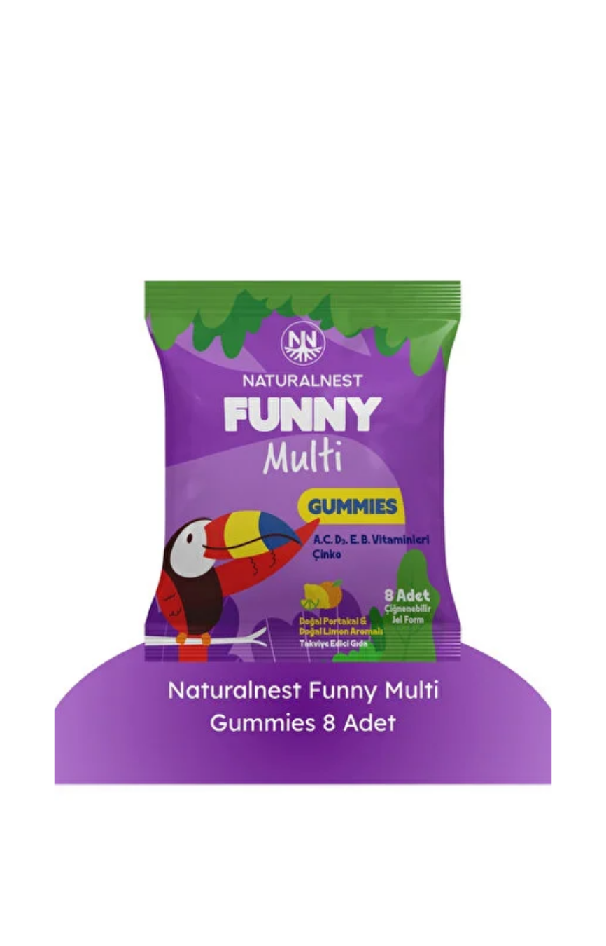 Naturalnest Funny Multi Gummies 8 Adet