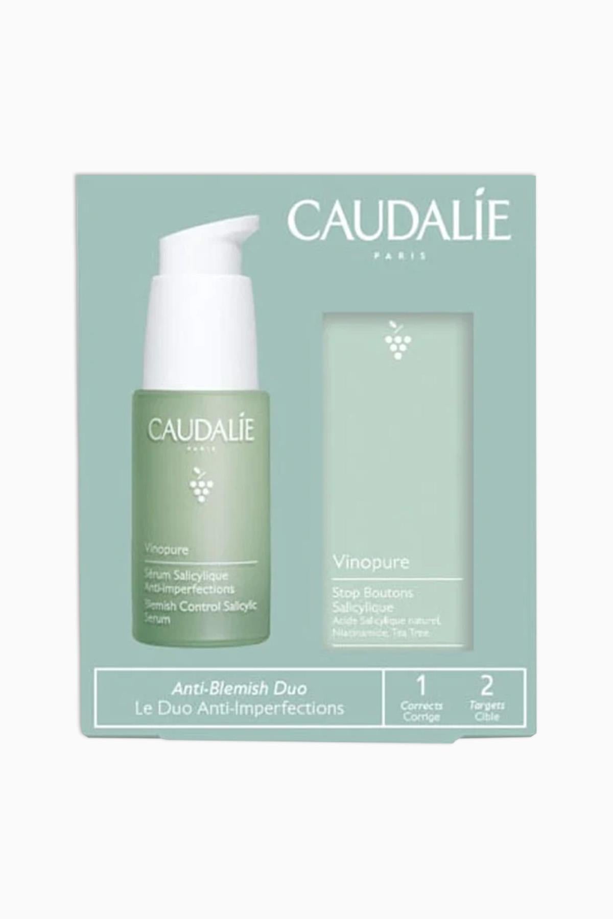 Caudalie Vinopure Serum 30 ml + Vinopure Salicylic Spot Solution 15 Ml