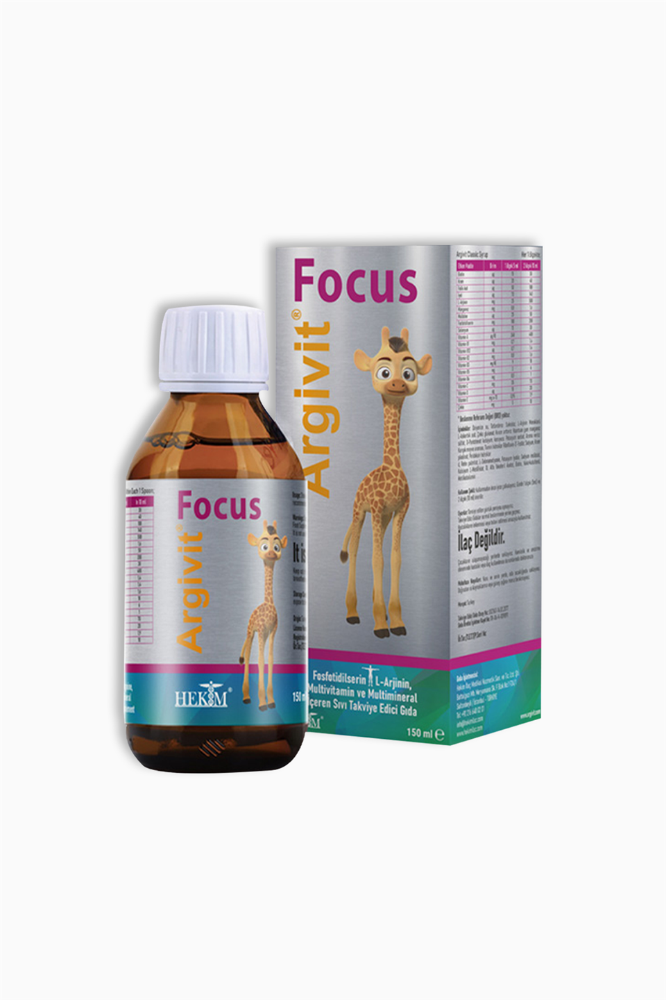 Argivit Focus Şurup 150 Ml | Argivit | Argivit Focus Şurup 150 Ml