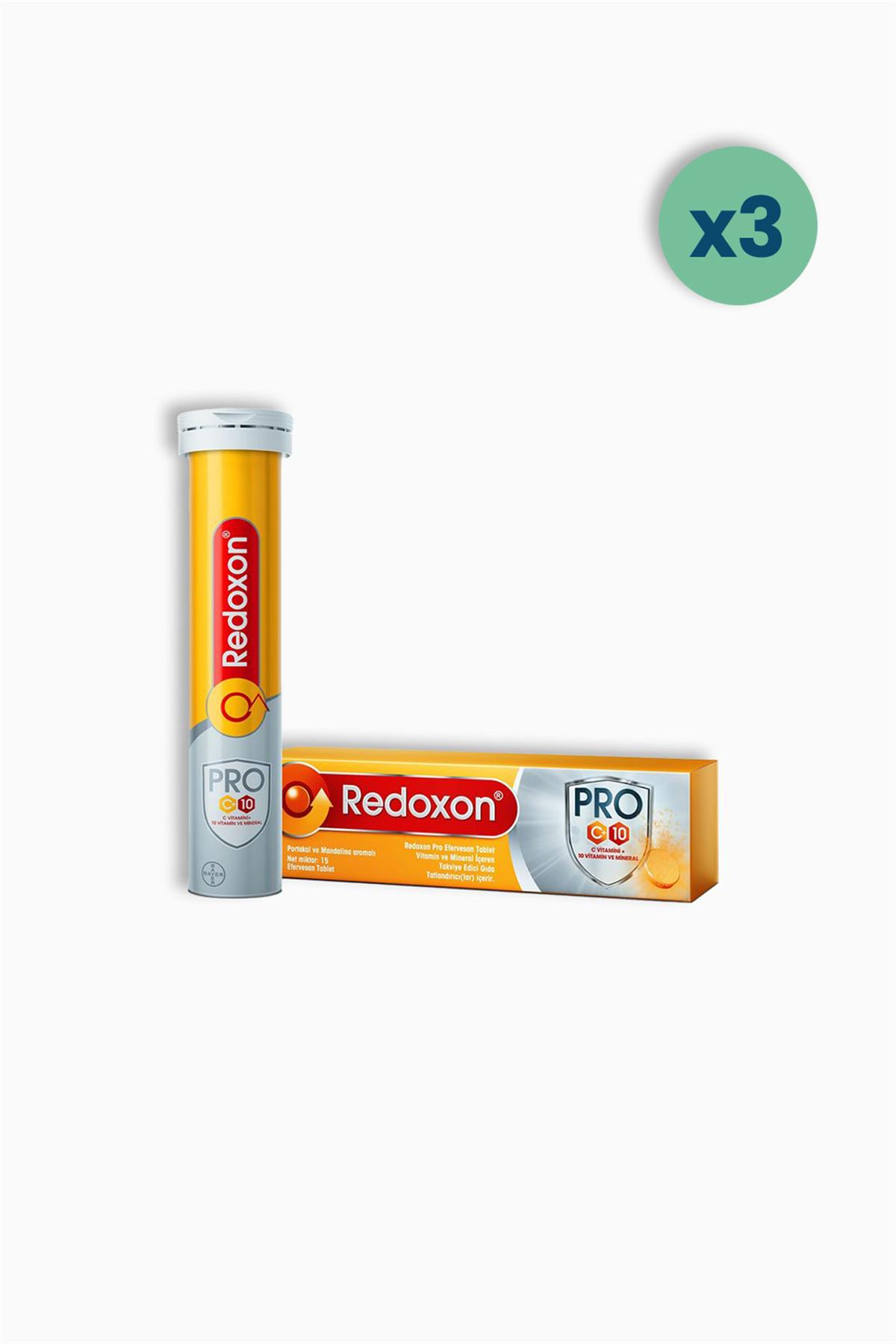 Redoxon Pro 15 Efervesan Tablet 3 Adet