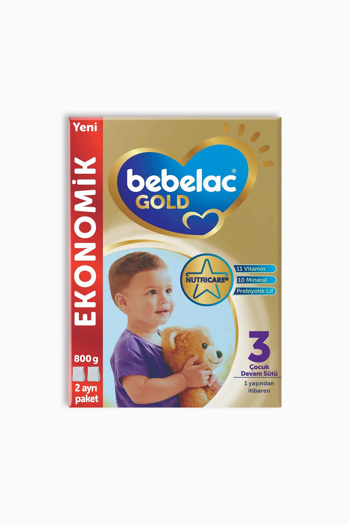 Bebelac Gold 3 Devam Sütü 9 Ay+ 800 gr