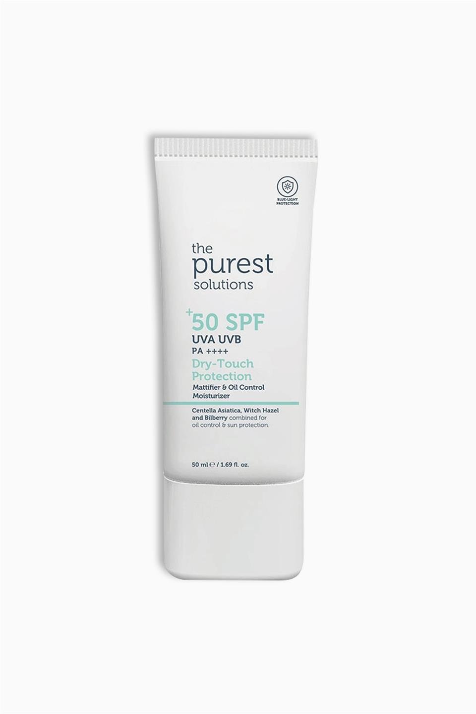 The Purest Solutions Dry Touch Protection Mat Bitişli Yağlı Cilt SPF50+ 50 ml