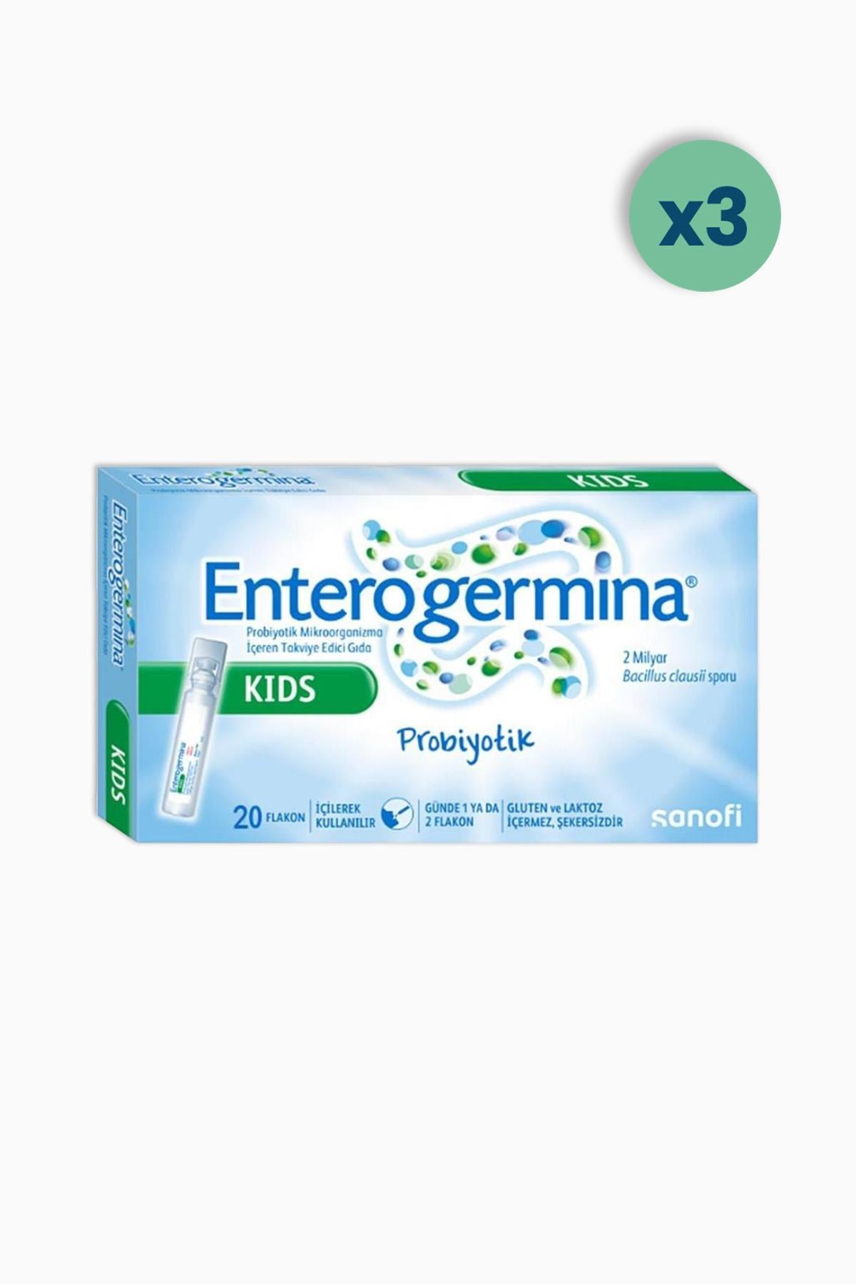 Enterogermina Kids 5 ml × 20 Flakon 3 Adet