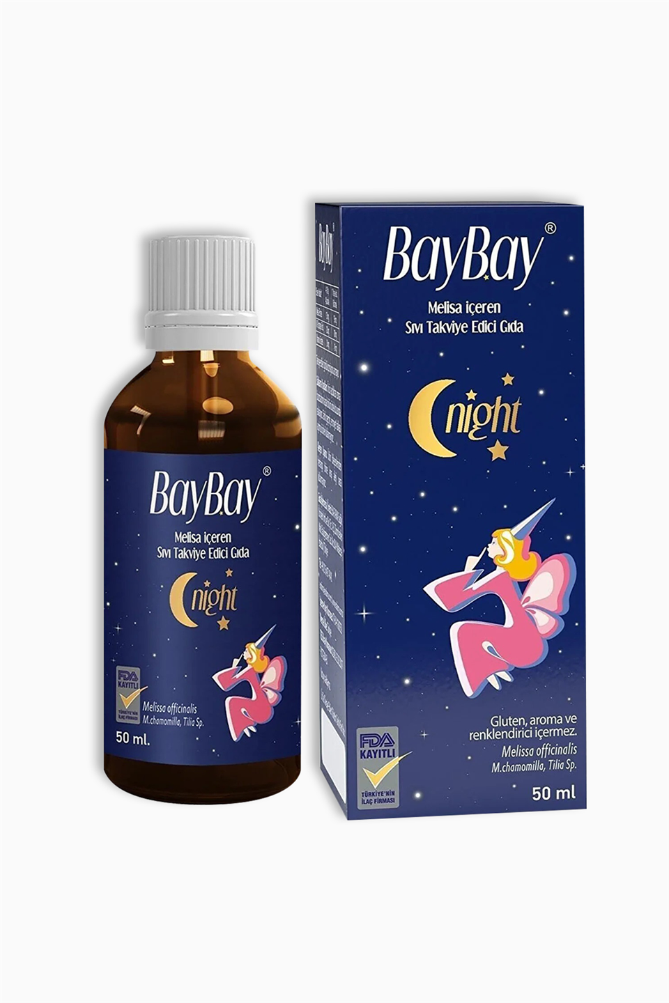 Baybay Damla Night Melisa İçeren Takviye Edici Gıda 50 Ml | BAYBAY | Baybay Damla Night Melisa İçeren Takviye Edici Gıda 50 Ml
