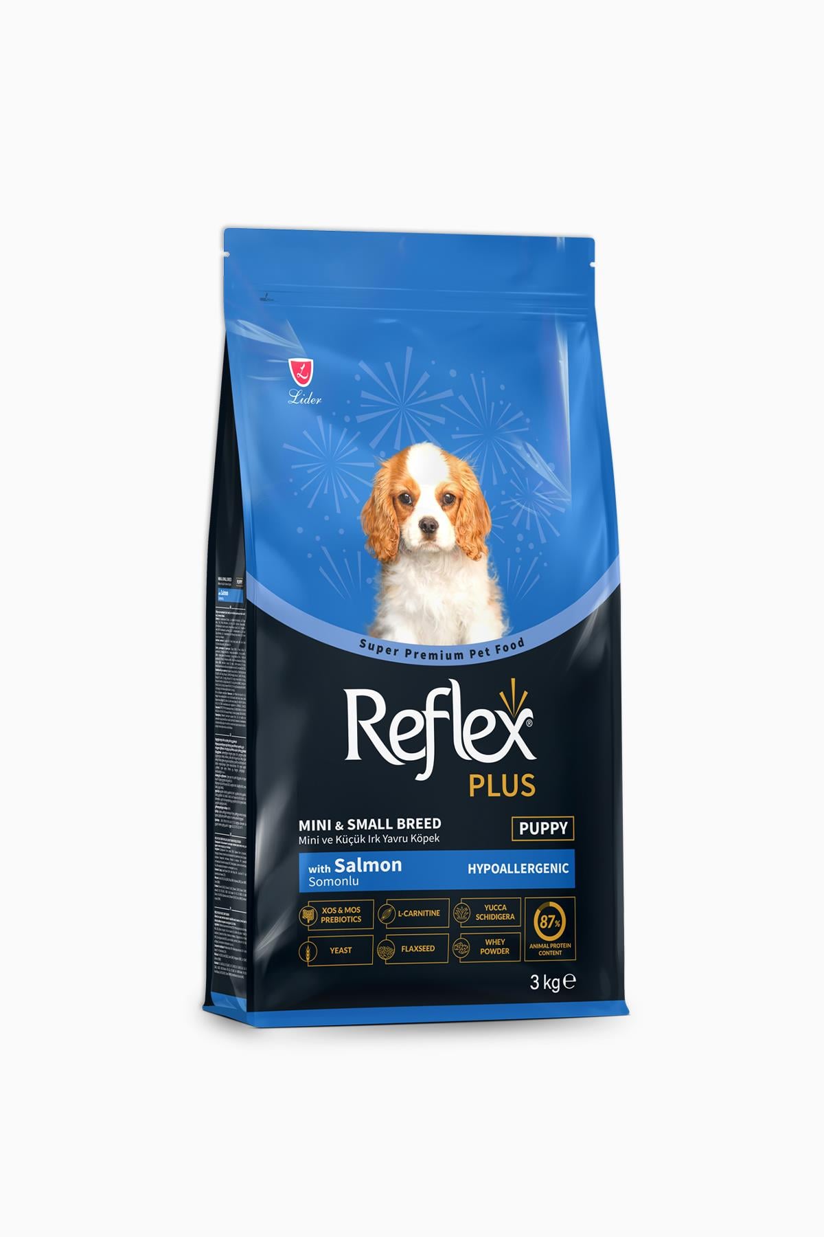 Reflex Plus Somonlu Mini ve Küçük Irk Yavru Köpek Maması 3 kg