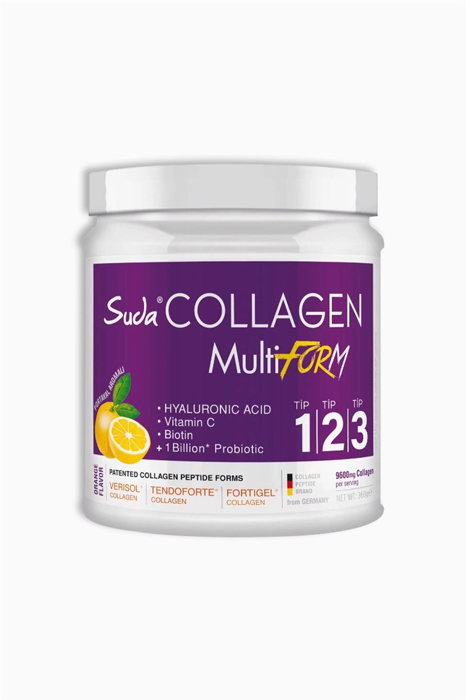 Suda Collagen Multiform Portakal Aromalı 360 gr