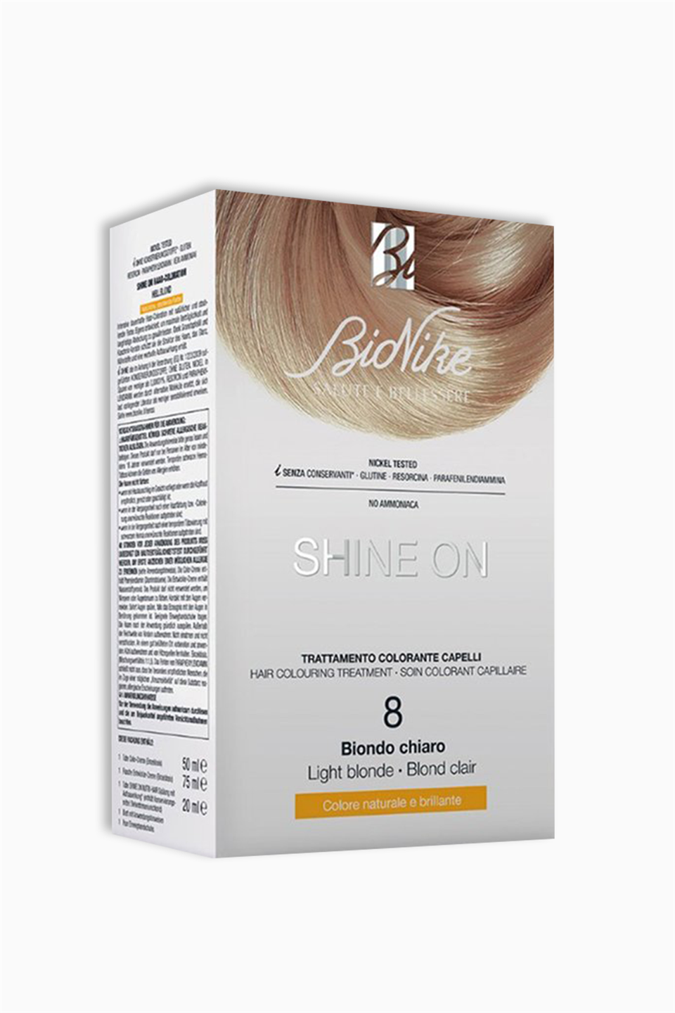 Bionike Shine On Saç Boyama Kiti Açık Sarı No:8 Lıght Blonde | Bionike | Bionike Shine On Saç Boyama Kiti Açık Sarı No:8 Lıght Blonde