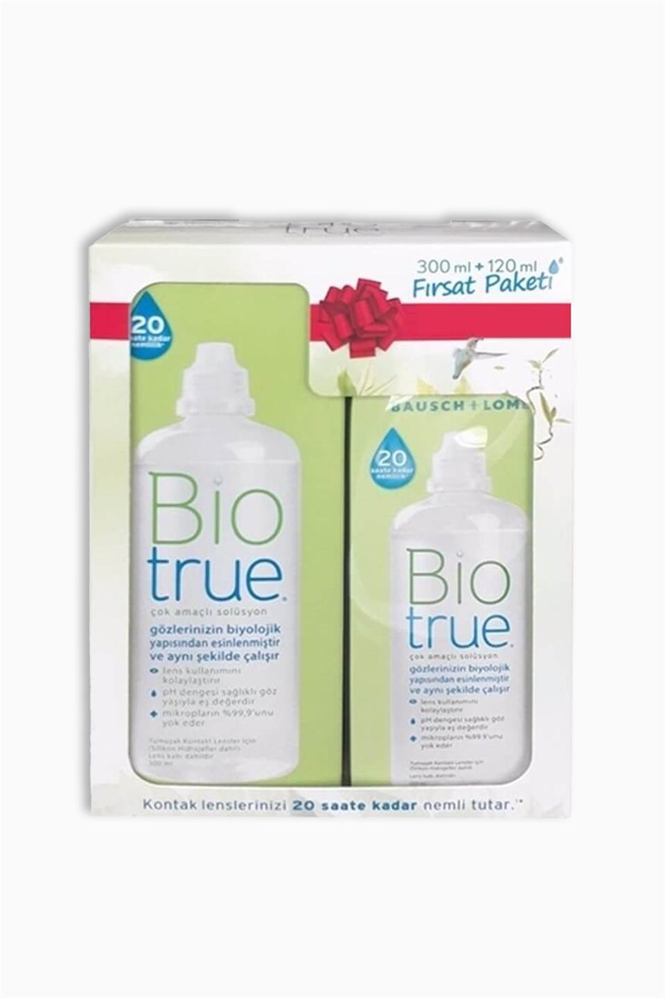 Biotrue Lens Solüsyonu Fırsat Paketi 300 ml + 120 ml | Biotrue | Biotrue Lens Solüsyonu Fırsat Paketi 300 ml + 120 ml