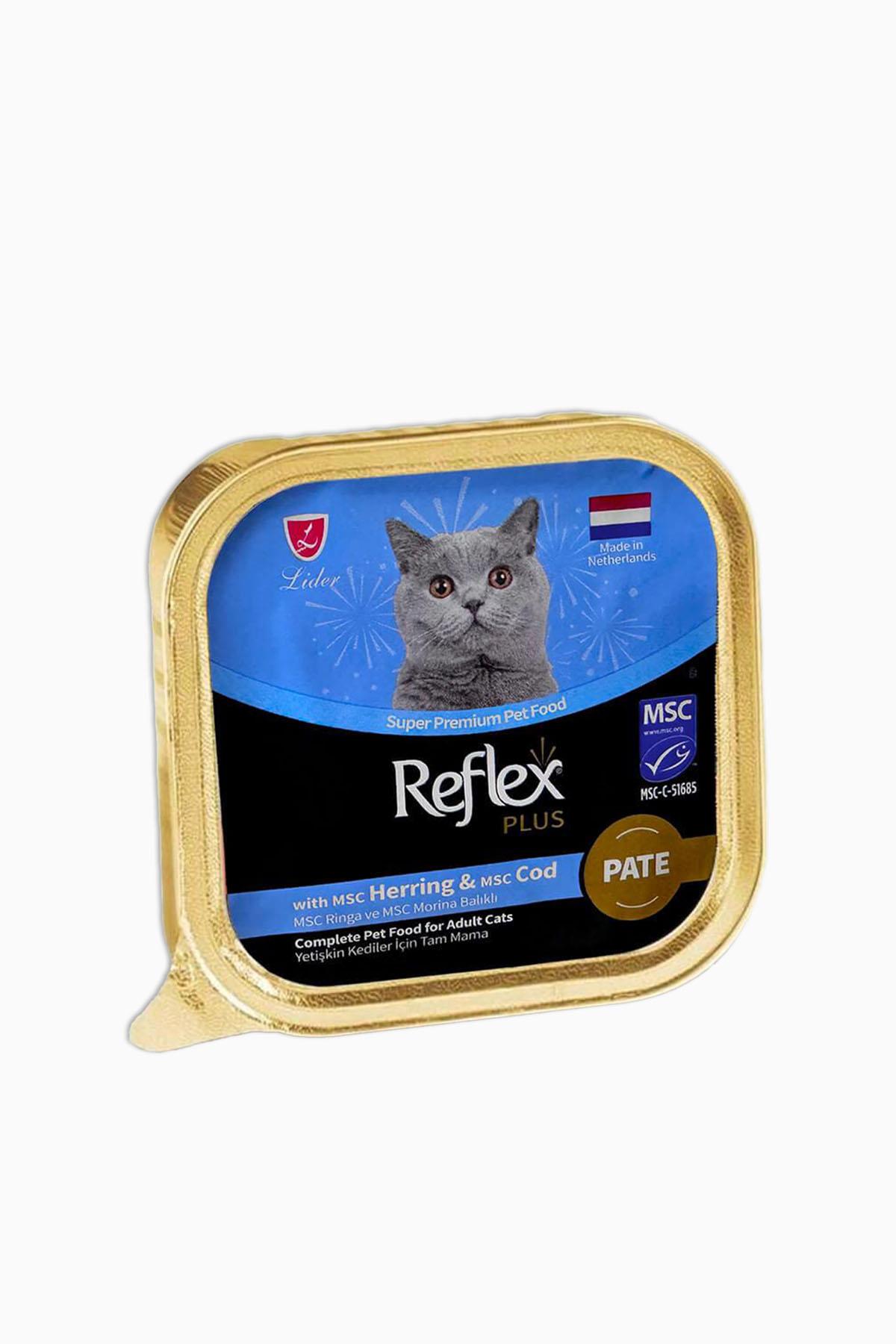 Reflex Plus Pate Ringa Ve Morina Balıklı Yetişkin Kedi Maması 85 Gr