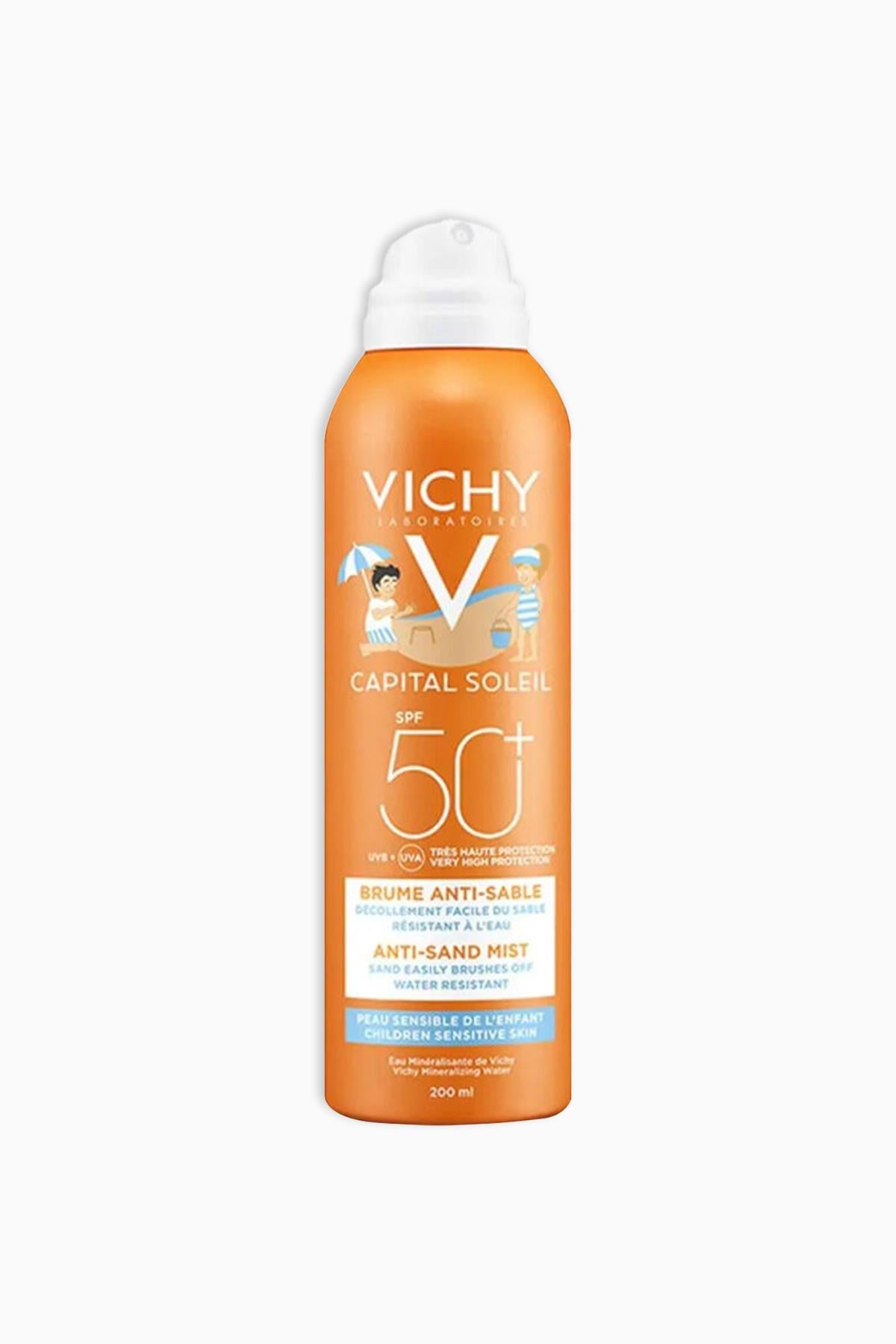 Vichy Ideal Soleil Anti-Sand Mist Children SPF50+ 200 ml - Kum Yapışmalarına Karşı Çocuklar Için