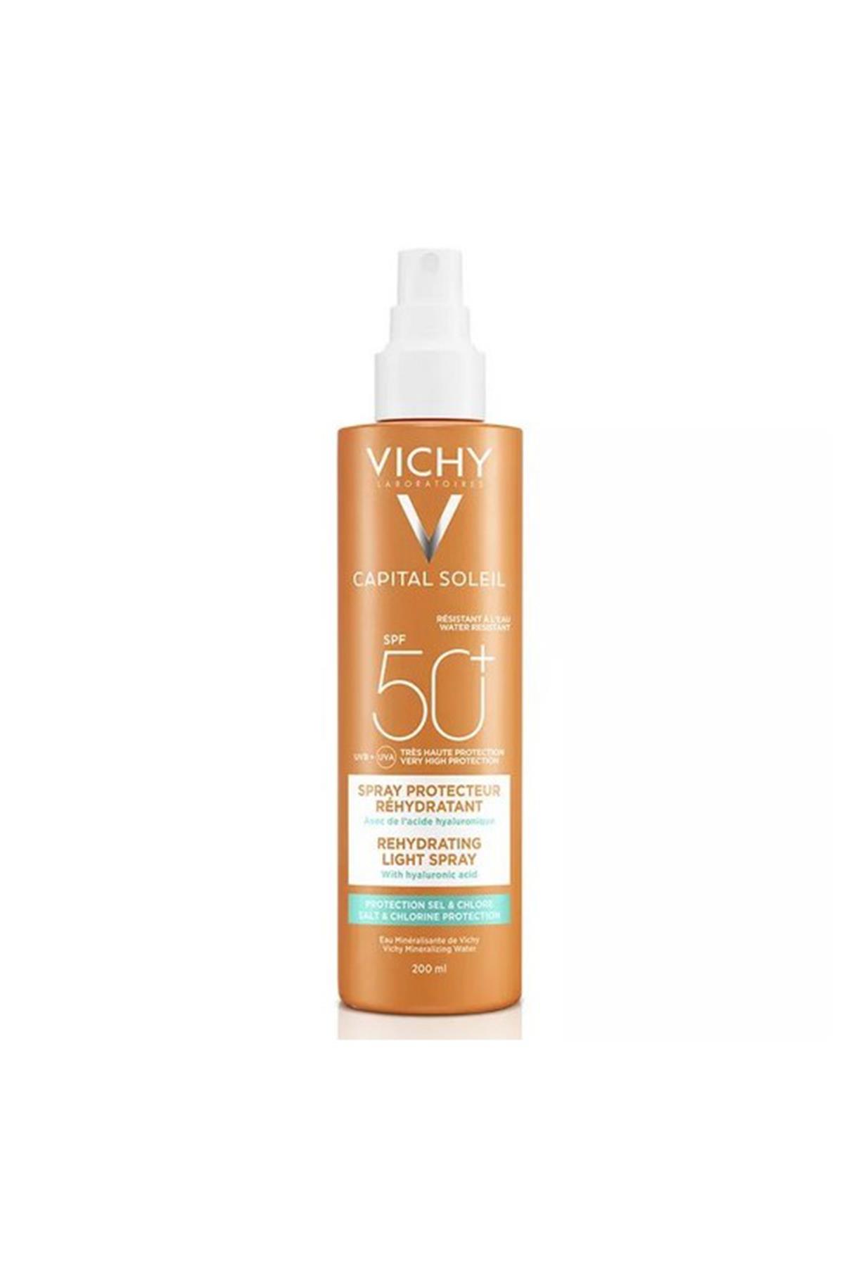 Vichy Capital Soleil Beach Protect Çok Yüksek Korumalı Yüz ve Vücut Spreyi SPF50+ 200 ml Eski Ambalaj