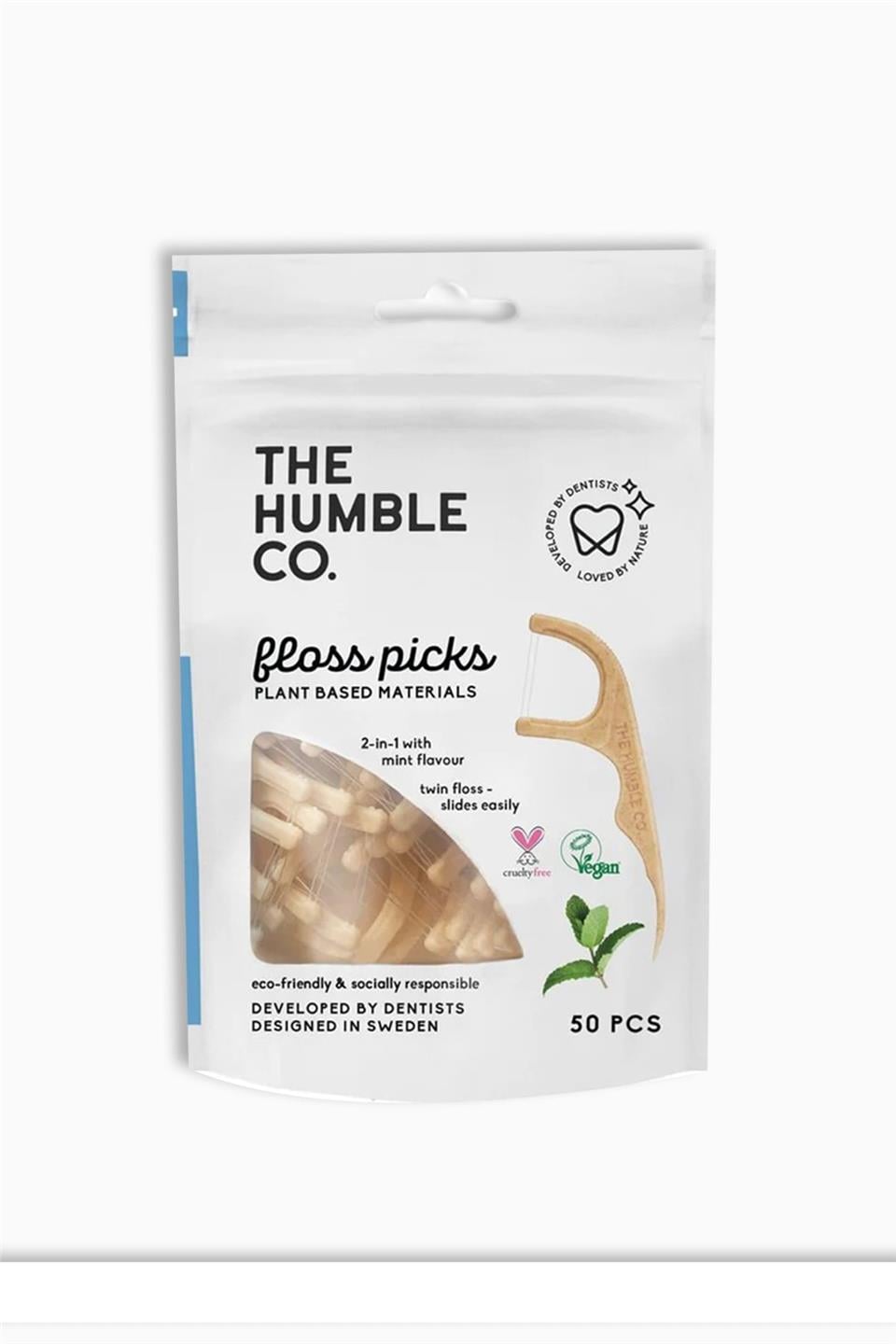 Floss Pick - Kürdanlı diş ipi - nane