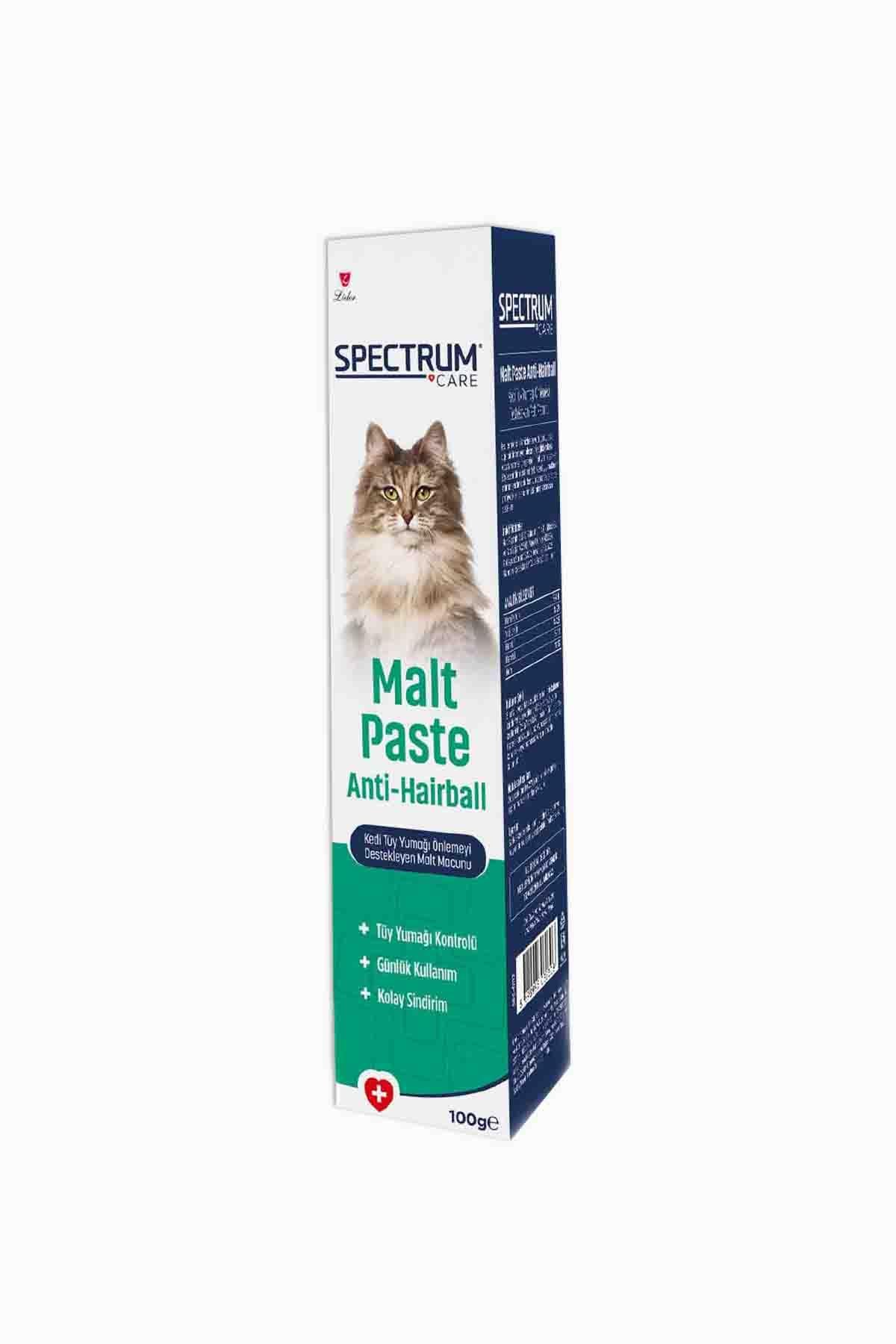 Spectrum Kedi Tüy Yumağı Önlemeyi Destekleyen Malt Macunu 100 gr