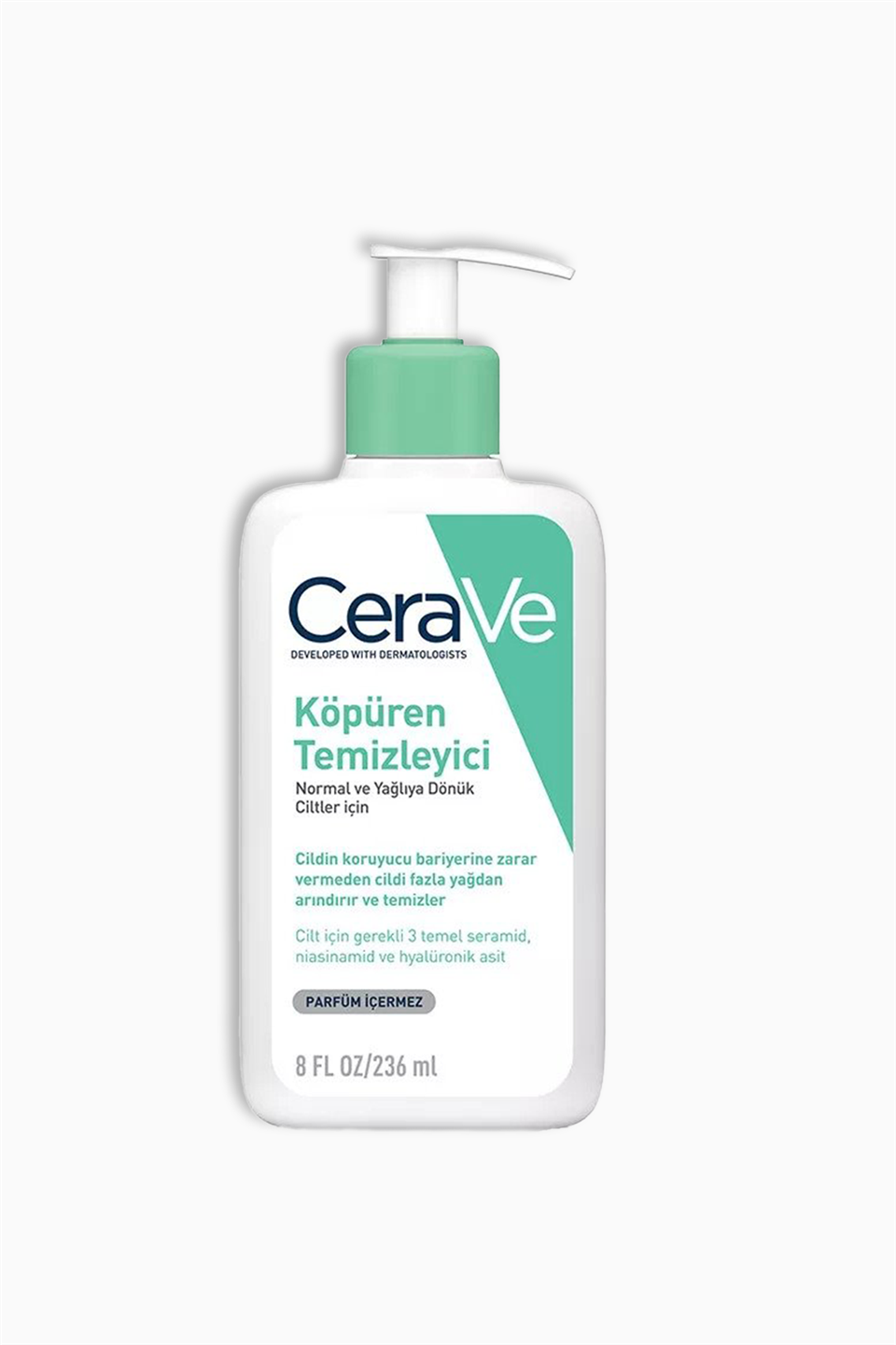 Cerave Foaming Cleanser Normal & Yağlıya Dönük Ciltler İçin 236 ml | Cerave | Cerave Foaming Cleanser Normal & Yağlıya Dönük Ciltler İçin 236 ml