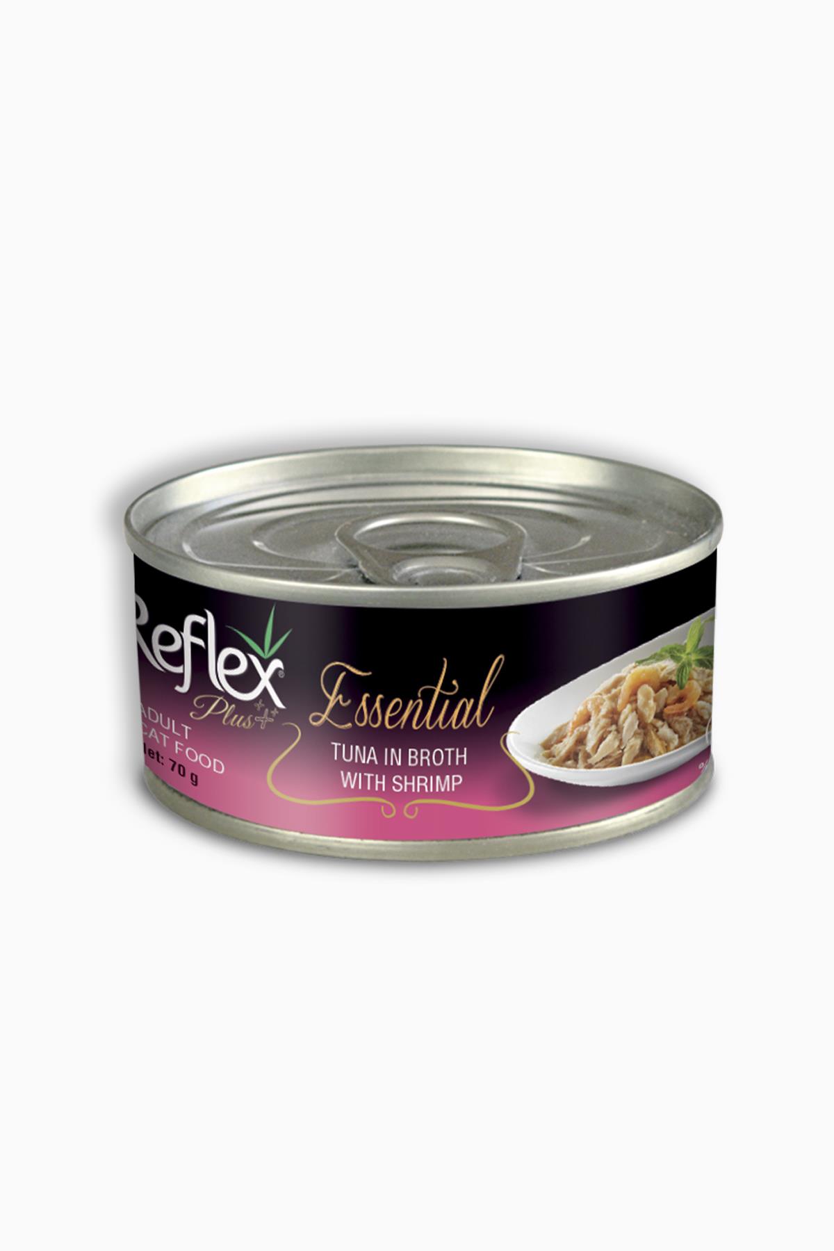 Reflex Plus Ton Balığı ve Karidesli Kedi Yaş Mama Konservesi 70gr