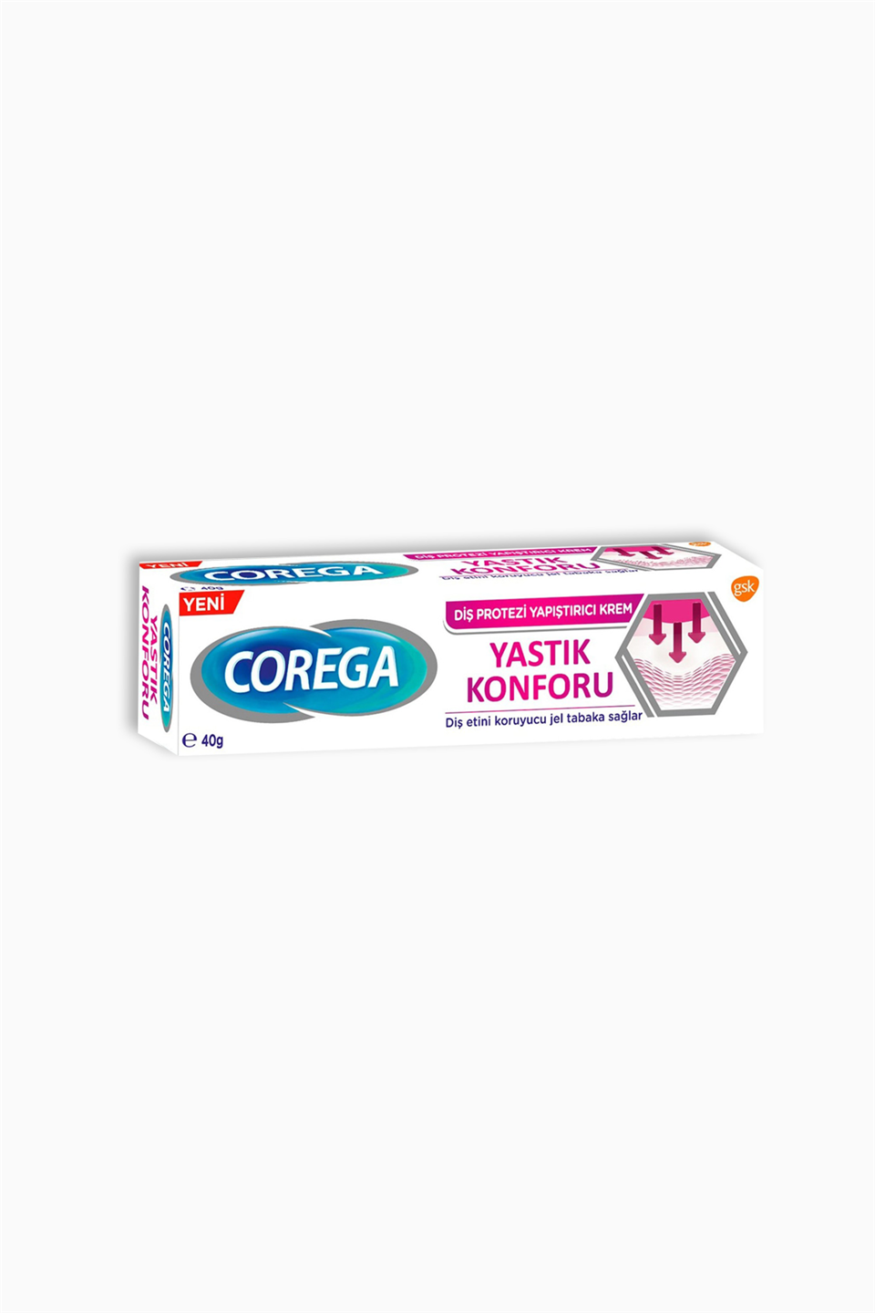 Corega Yastık Konforu Diş Protez Yapıştırıcı Krem 40 Gr | Corega | Corega Yastık Konforu Diş Protez Yapıştırıcı Krem 40 Gr
