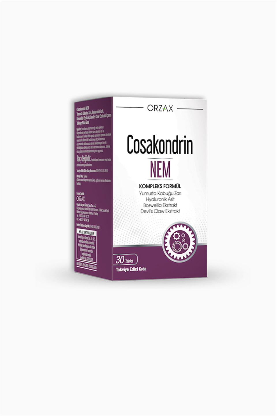 Cosakondrin Nem 30 Tablet | Orzax | Cosakondrin Nem 30 Tablet