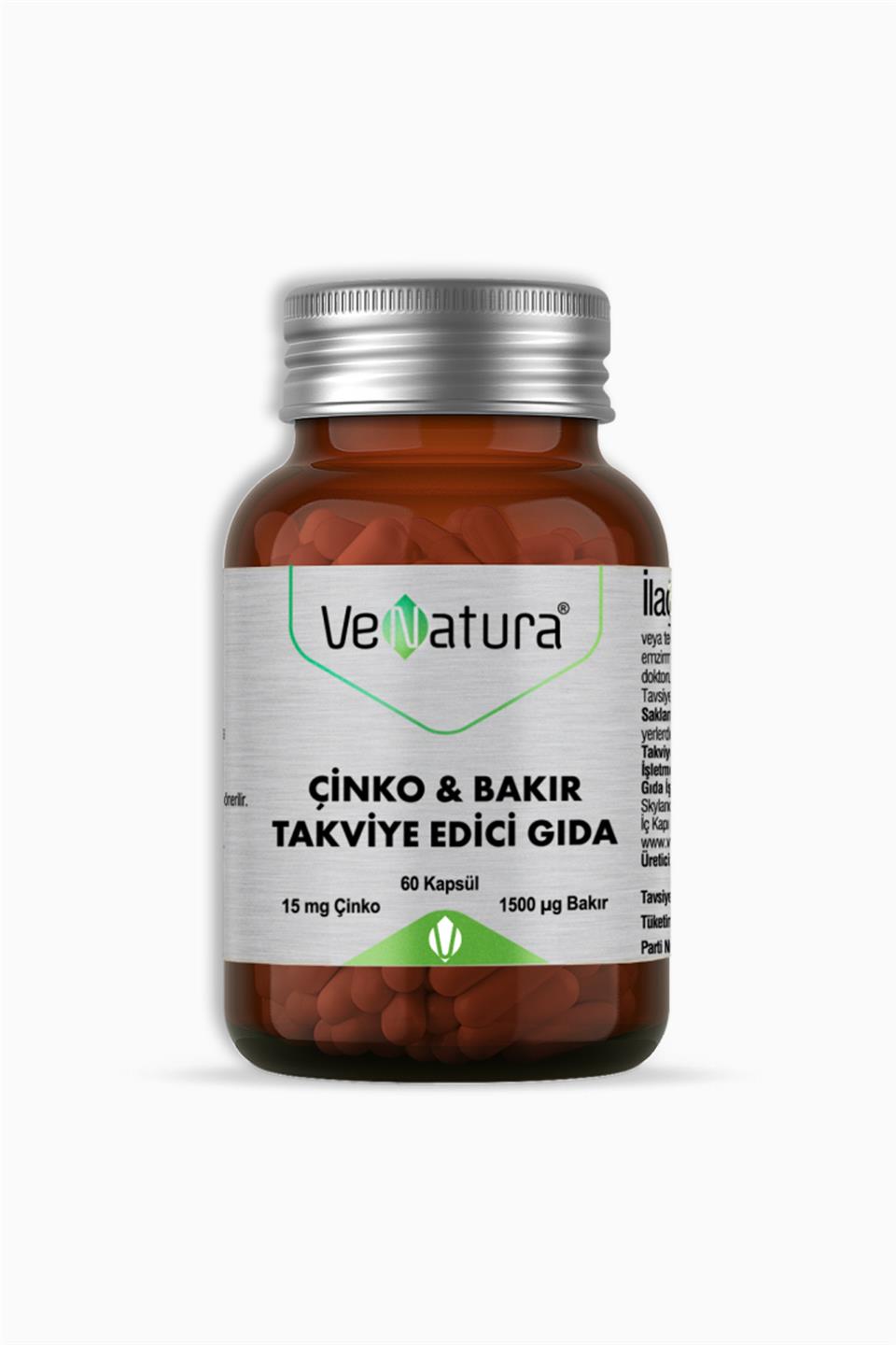 Venatura Çinko & Bakır 60 Kapsül