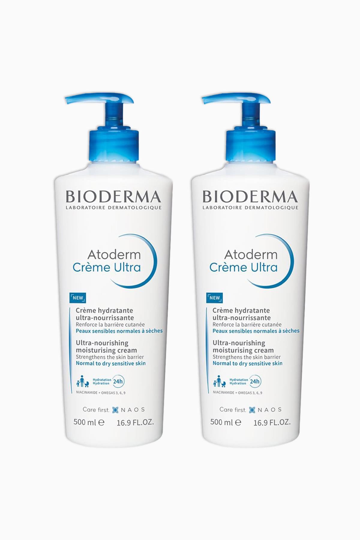 Bioderma Atoderm Cream Ultra 500 ml 2 Adet