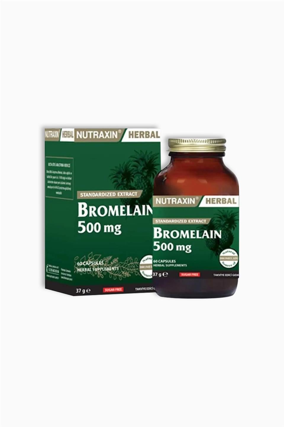 Nutraxin Bromelain 60 Kapsül