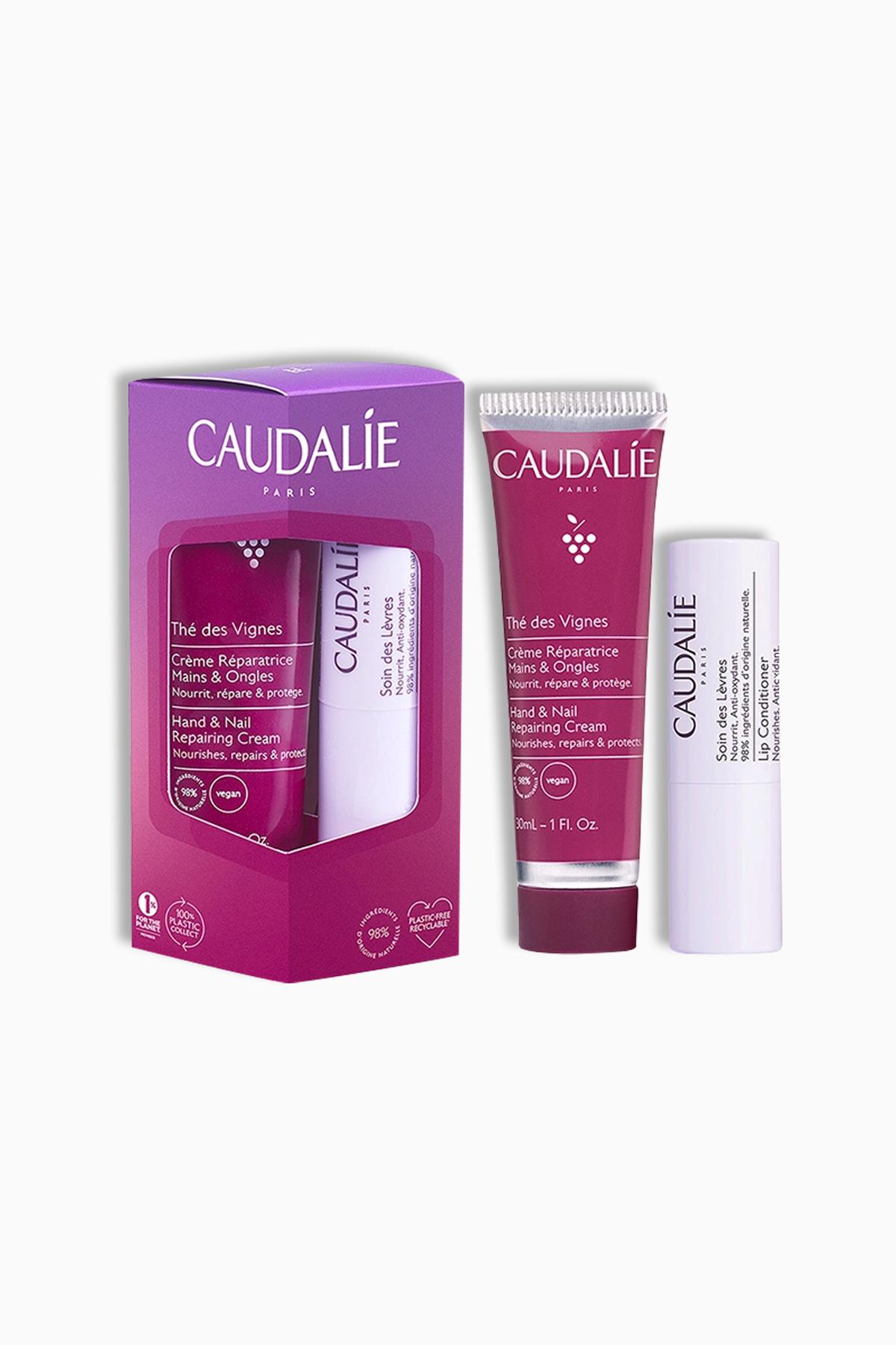 Caudalie The Des Vignes El ve Tırnak Kremi 30 ml + Dudak Kremi 4.5 gr