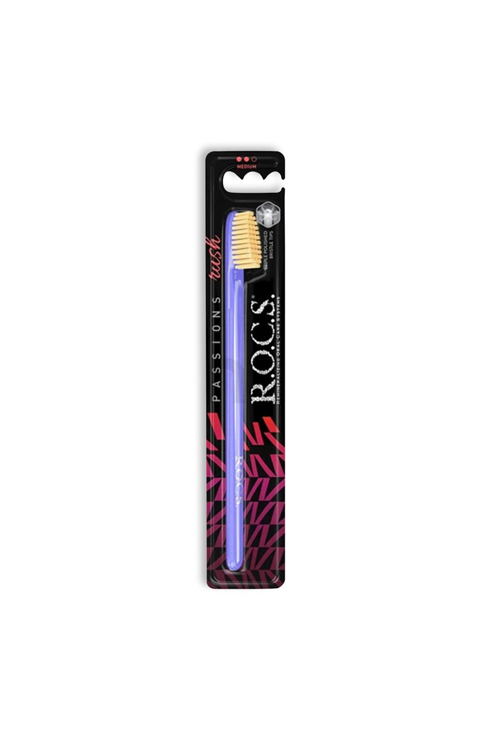 Rocs Passions Rush Diş Fırçası Medium-Lacivert