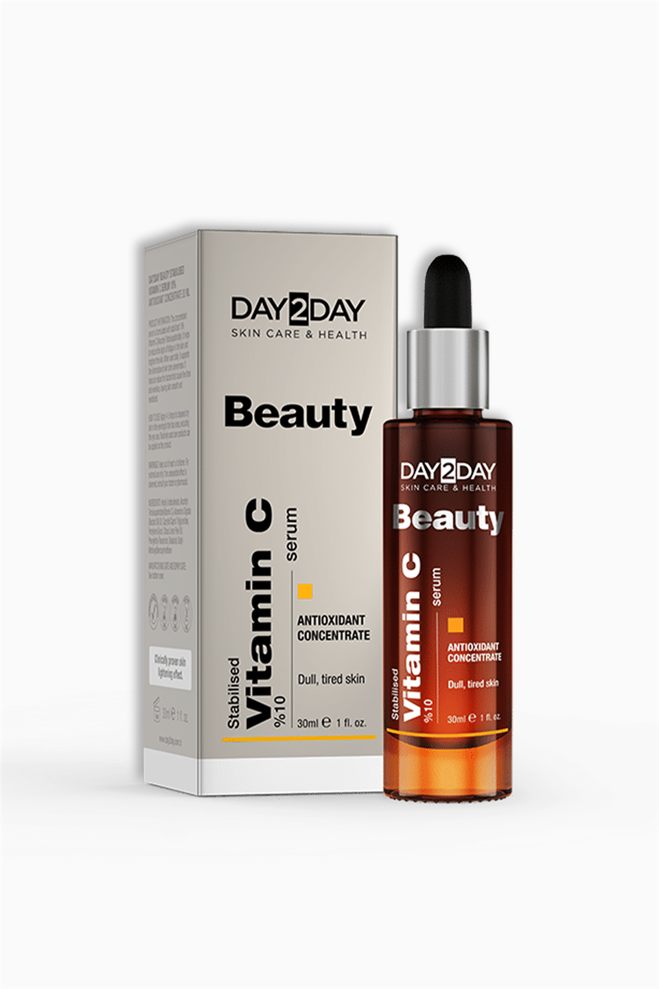 Day 2 Day Beauty Stabilised Vitamin C %10 Serum 30 ml | Day2Day | Day2Day Beauty Stabilised Vitamin C %10 Serum 30 ml