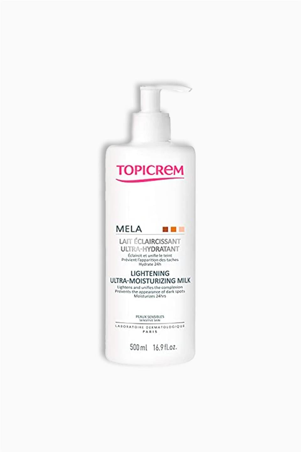 Topicrem Mela Lightening Ultra-Moisturizing Milk 500 ml