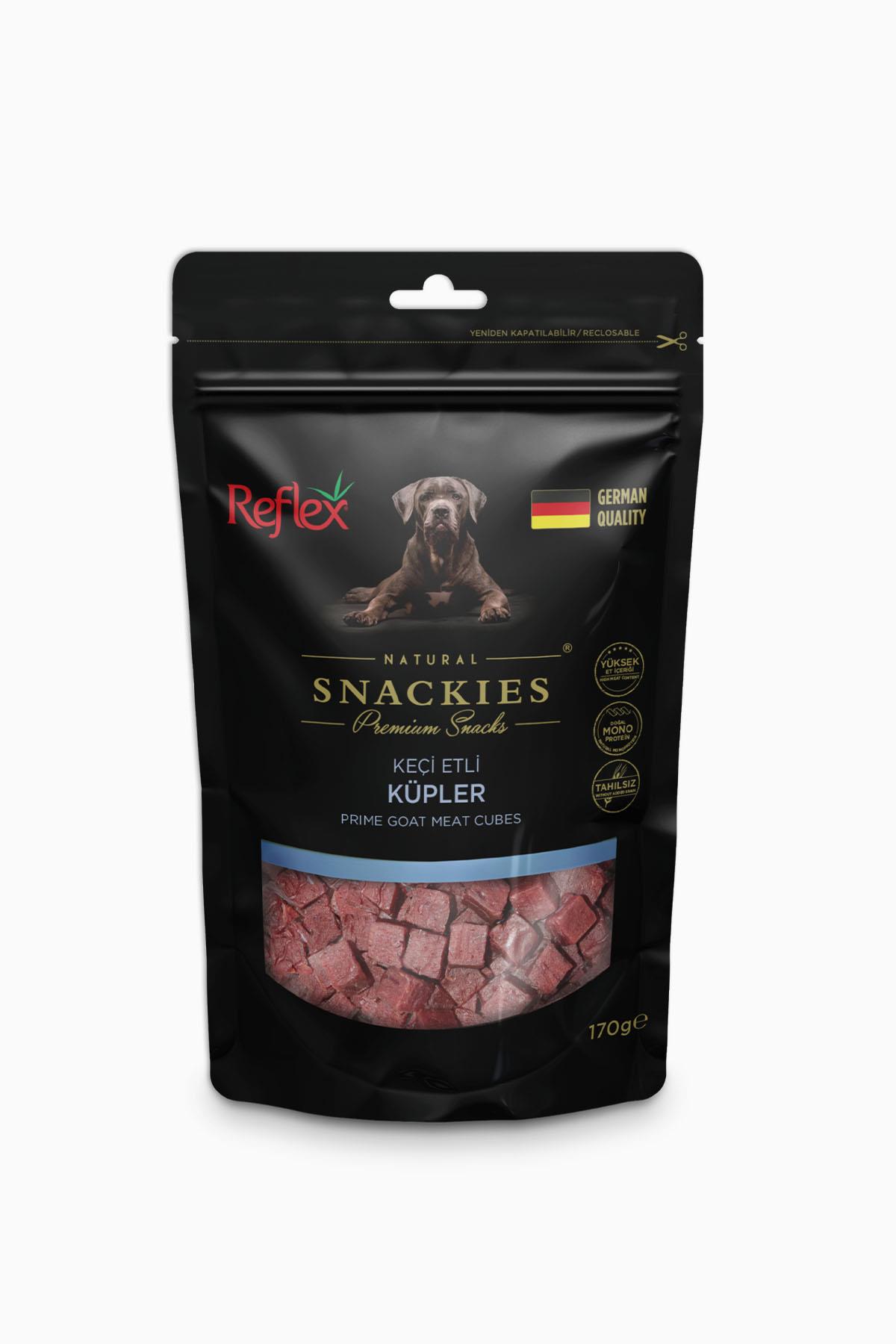 Reflex Snackies Keçi Etli Küpler 170 Gr