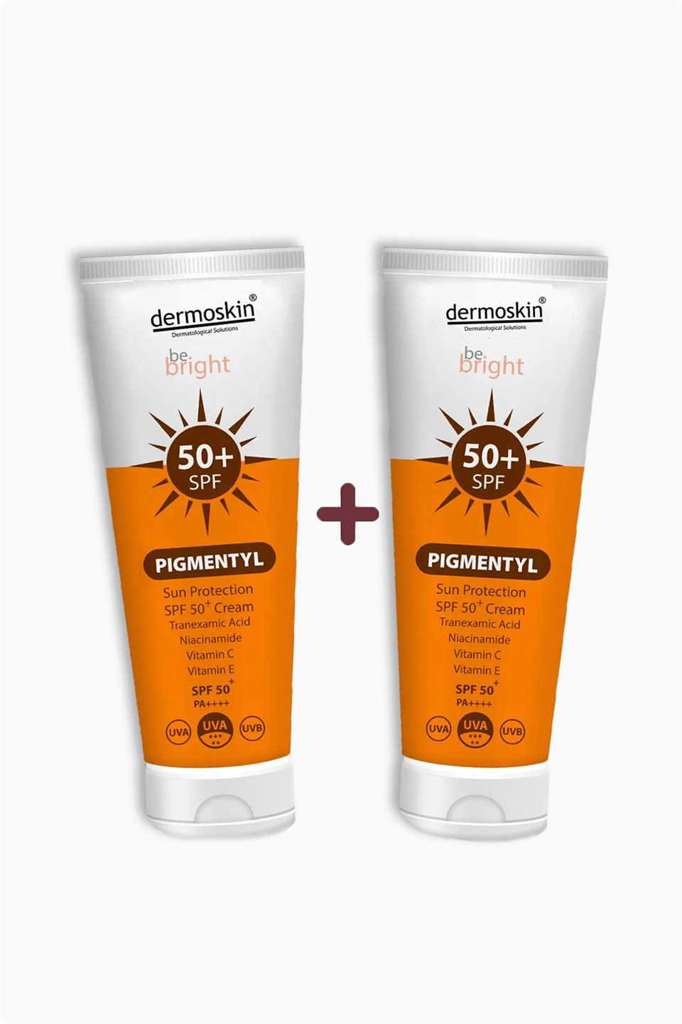 Dermoskin Be Bright Pigmentyl Güneş Kremi SPF50+ 75 ml - İkili Kofre | Dermoskin | Dermoskin Be Bright Pigmentyl Güneş Kremi SPF50+ 75 ml - İkili Kofre