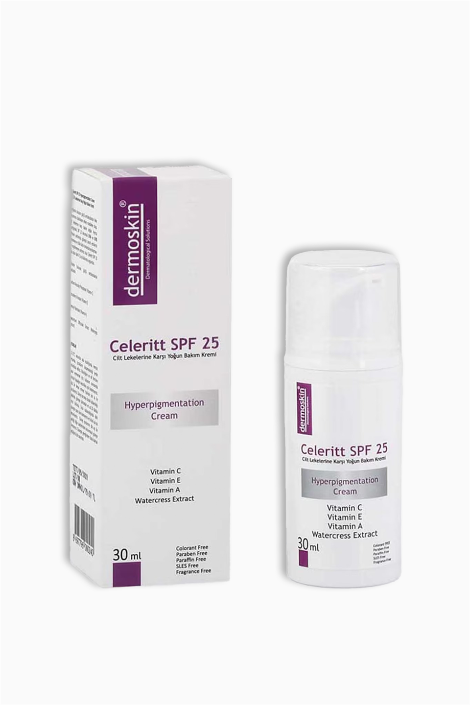 Dermoskin Celeritt Krem Cilt Lekelerine Karşı Spf25 30 Ml | Dermoskin | Dermoskin Celeritt Krem Cilt Lekelerine Karşı Spf25 30 Ml