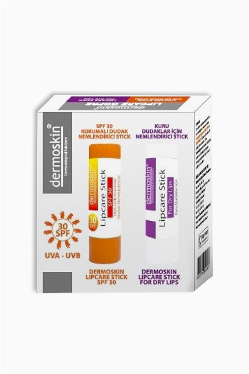 Dermoskin Dudak Nemlendirici Stick SPF30 - 2'li Kofre | Dermoskin | Dermoskin Dudak Nemlendirici Stick SPF30 - 2'li Kofre