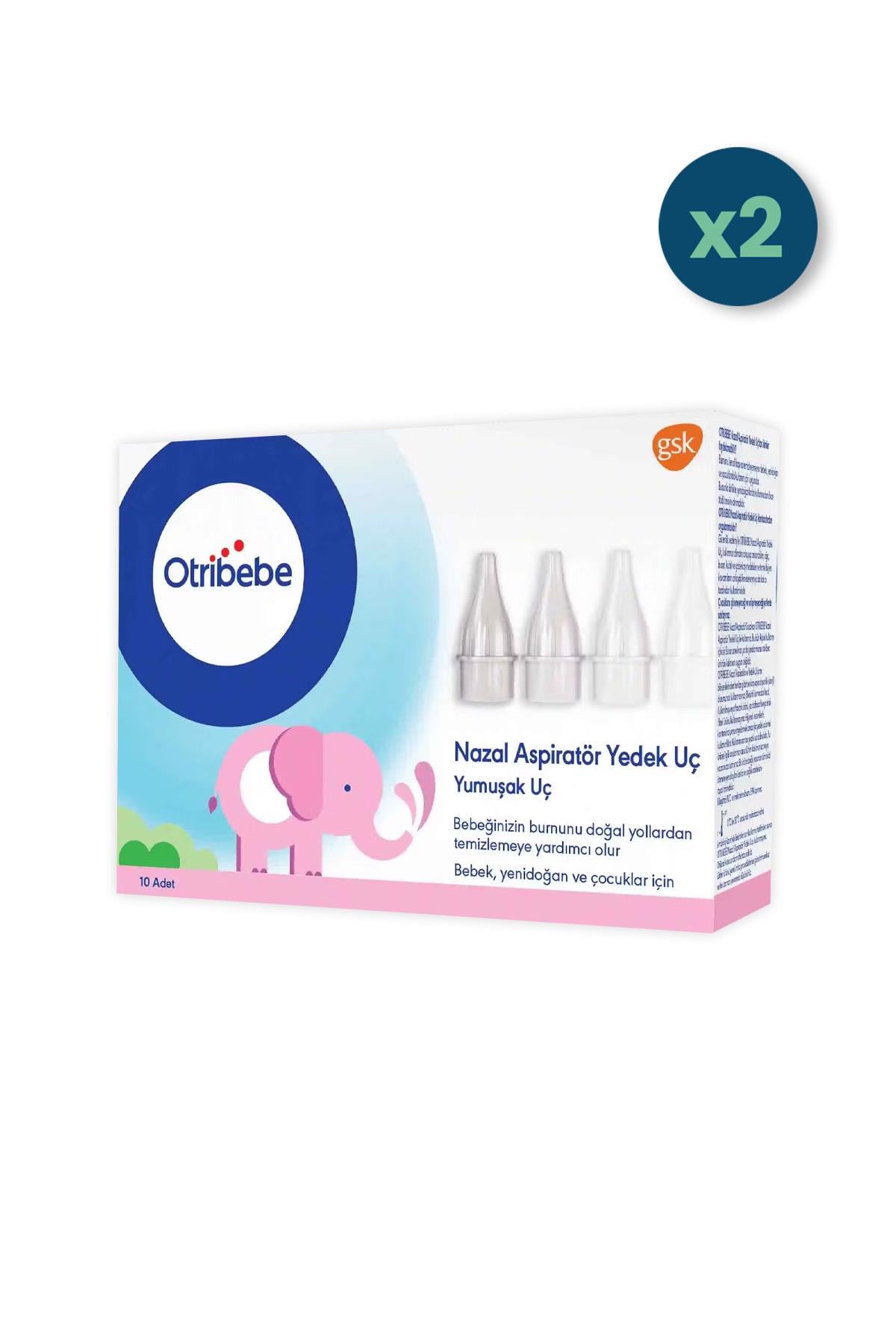 Otribebe Nazal Aspiratör Yedek Ucu 10lu 2 Adet