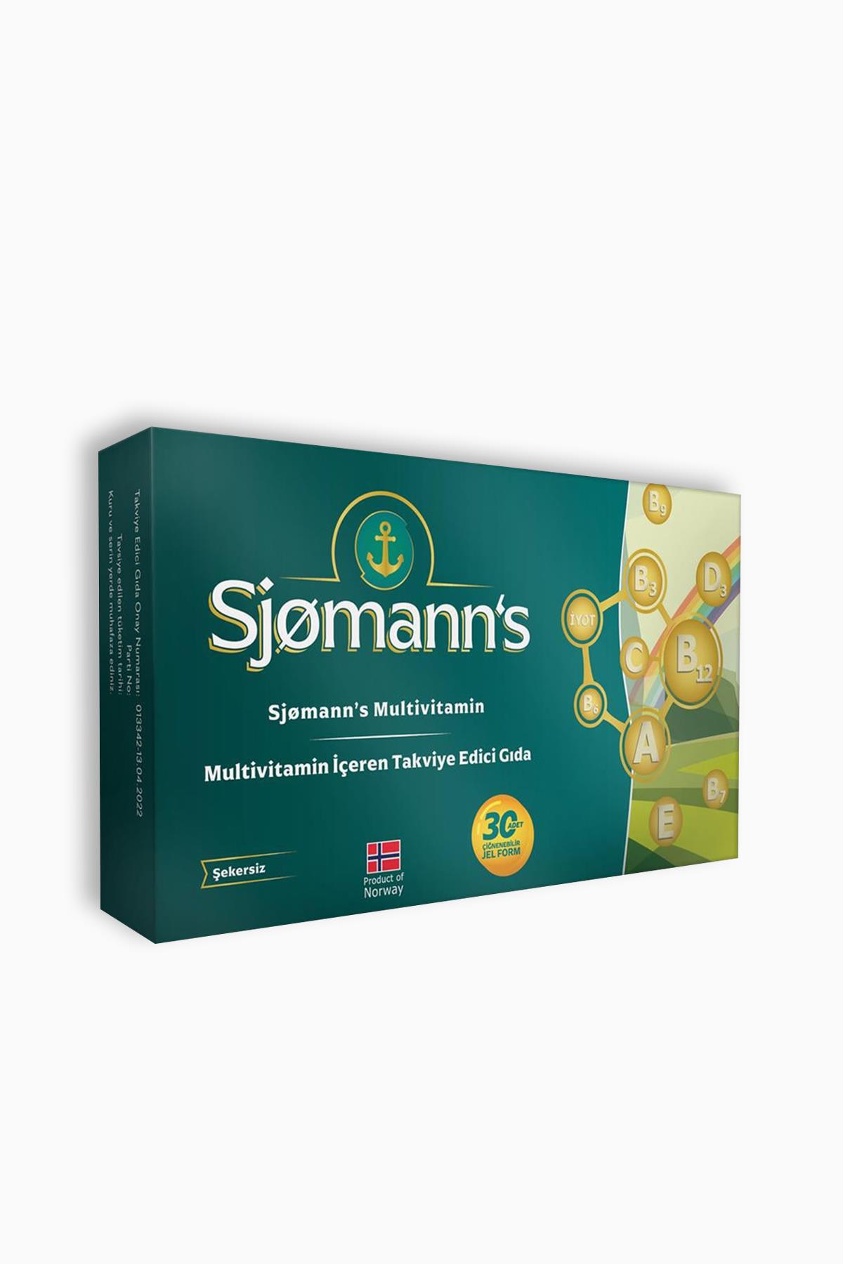 Sjomanns Multivitamin Çiğnenebilir Jel 30 Tablet