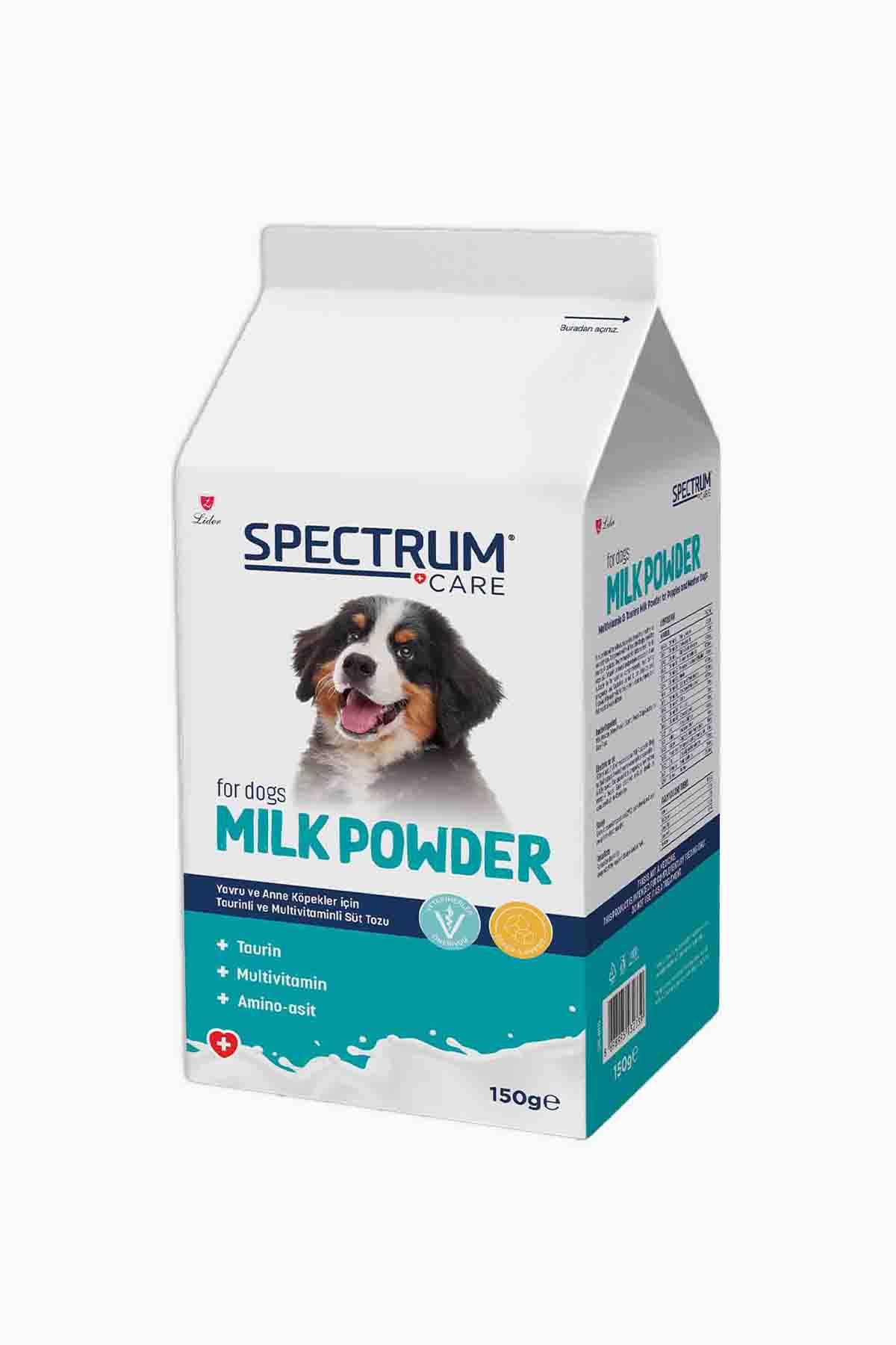 Spectrum Care Yavru Köpekler için Taurin ve Multivitaminli Süt Tozu 150 gr